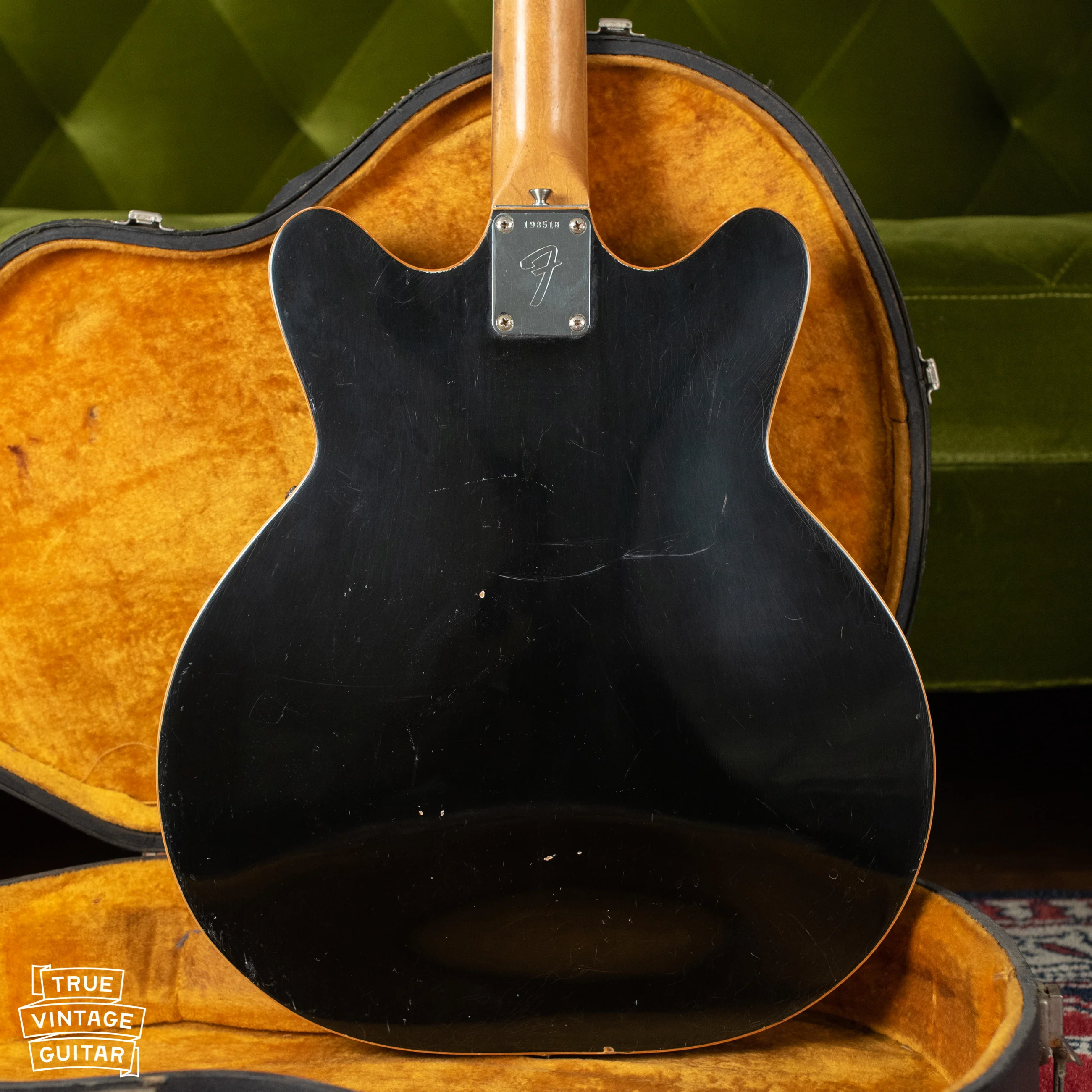 1967 Fender Coronado II Factory Black - Image 7