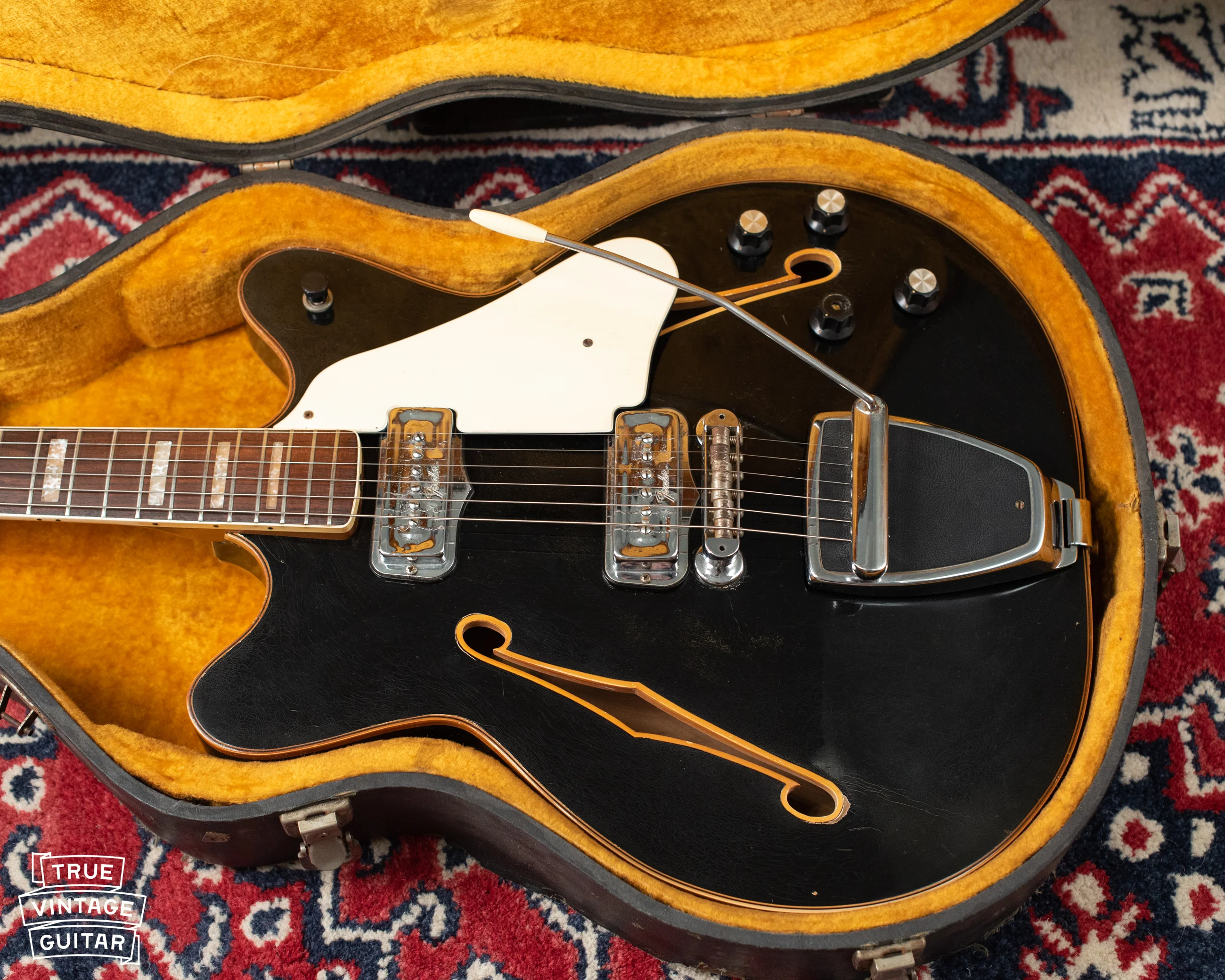 1967 Fender Coronado II Factory Black - Image 8