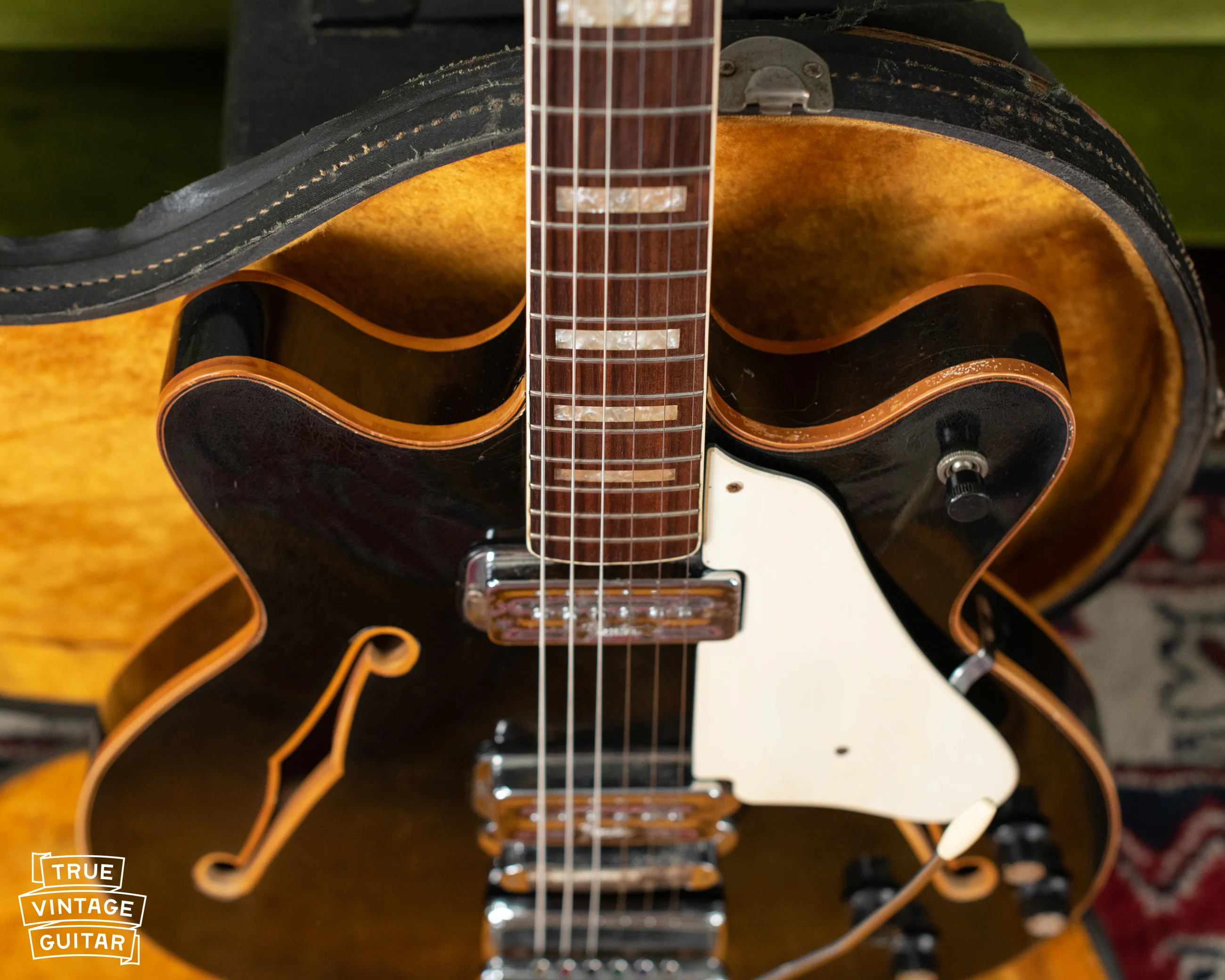1967 Fender Coronado II Factory Black - Image 9