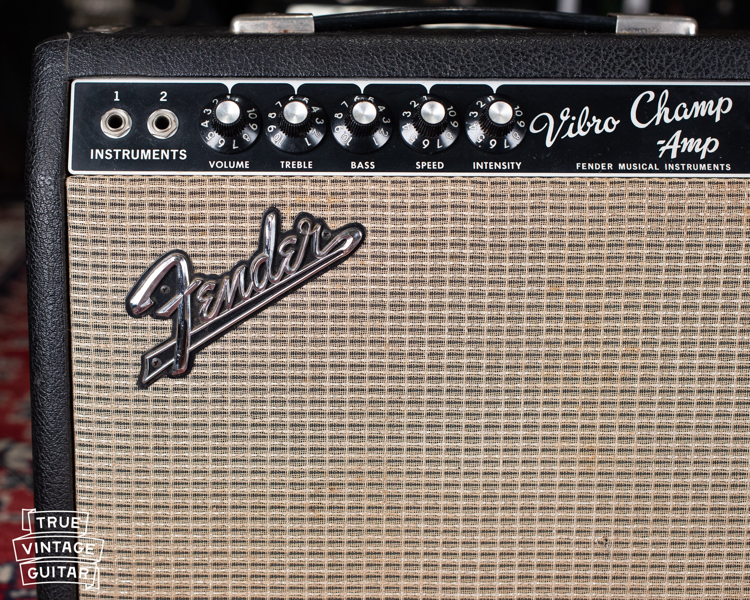 1967 Fender Vibro Champ~Amp guitar amplifier - Image 11