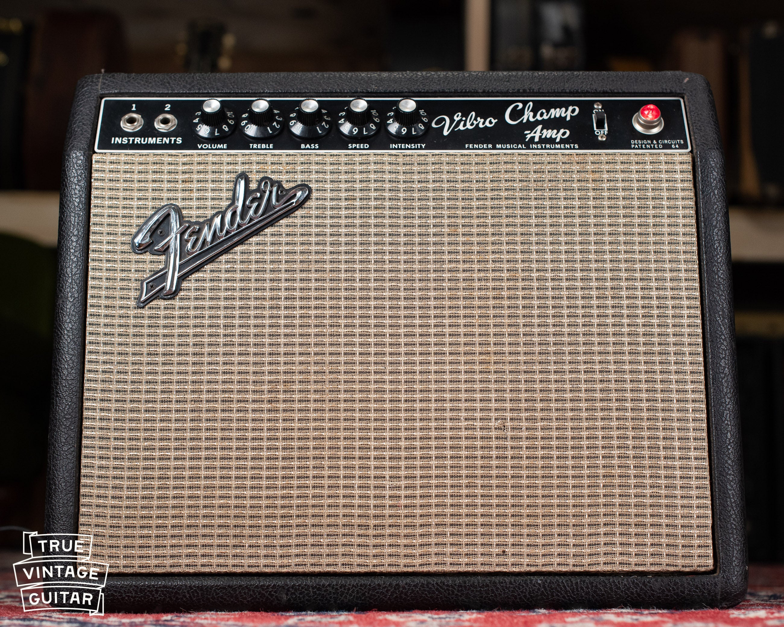 1967 Fender Vibro Champ~Amp guitar amplifier - Image 12