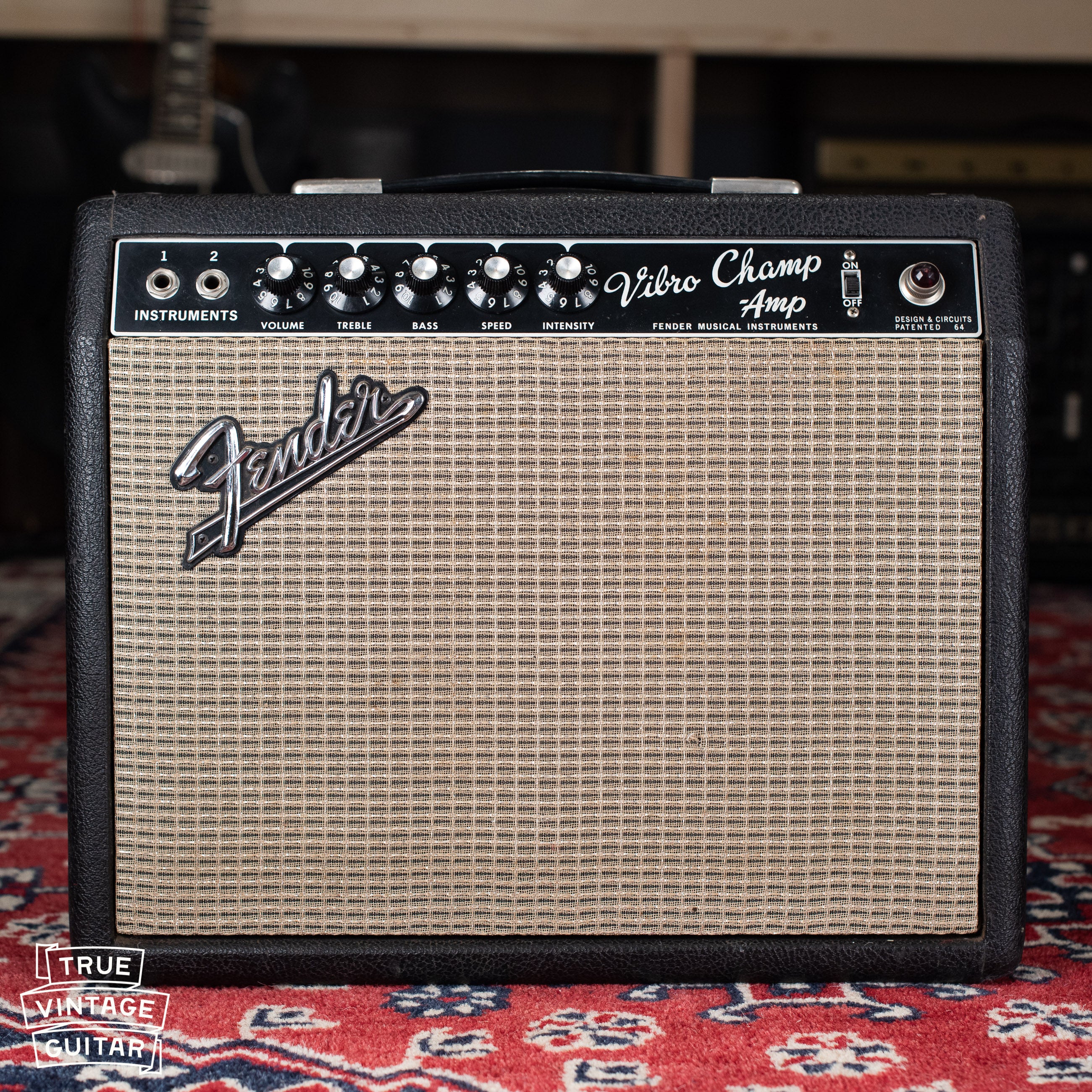 1967 Fender Vibro Champ~Amp guitar amplifier - Image 4