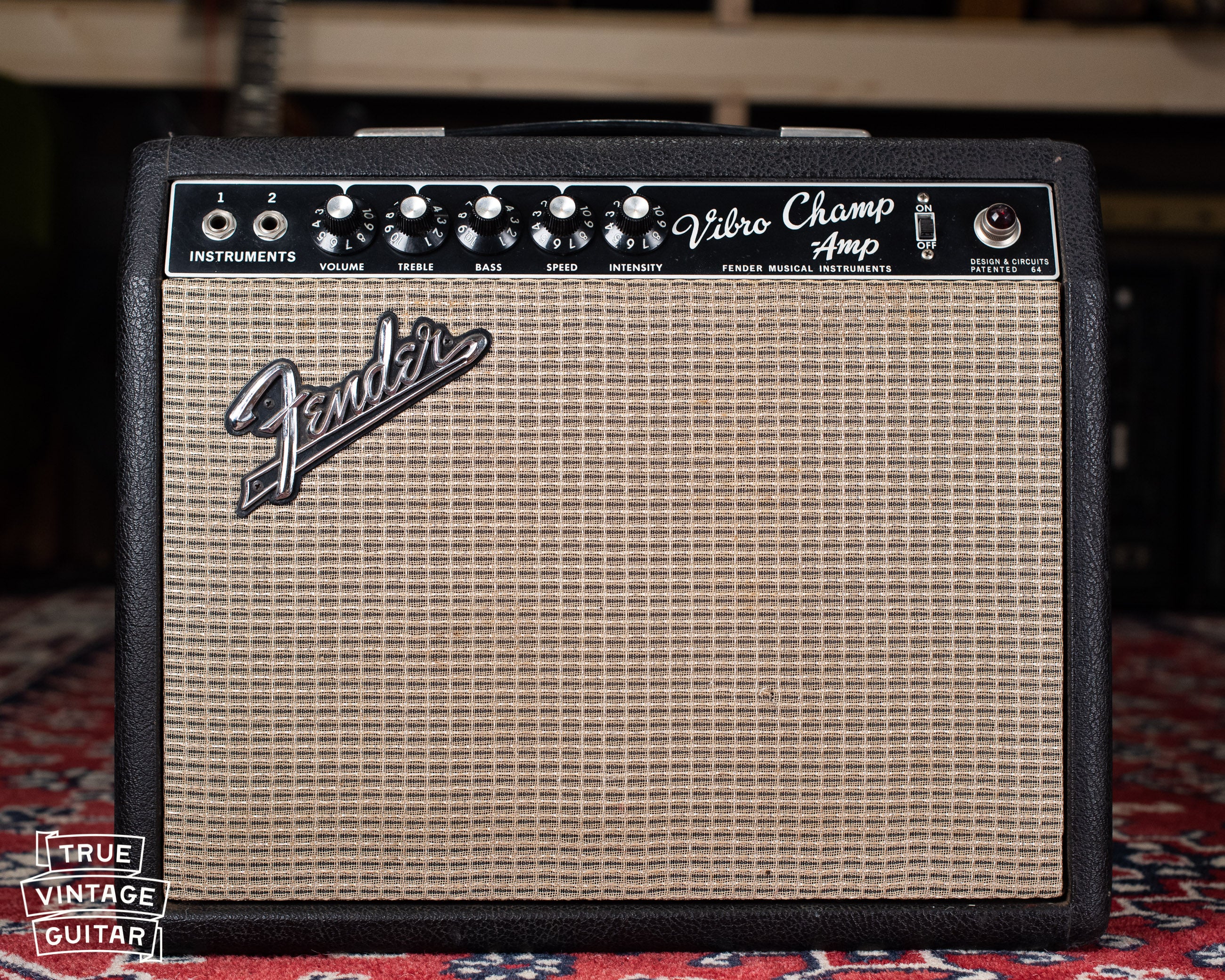 1967 Fender Vibro Champ~Amp guitar amplifier - Image 5