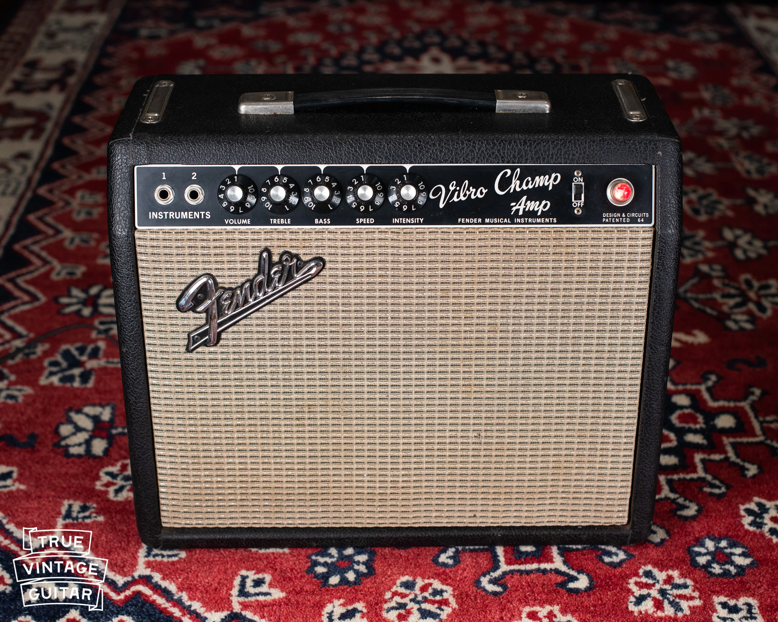 1967 Fender Vibro Champ~Amp guitar amplifier - Image 6