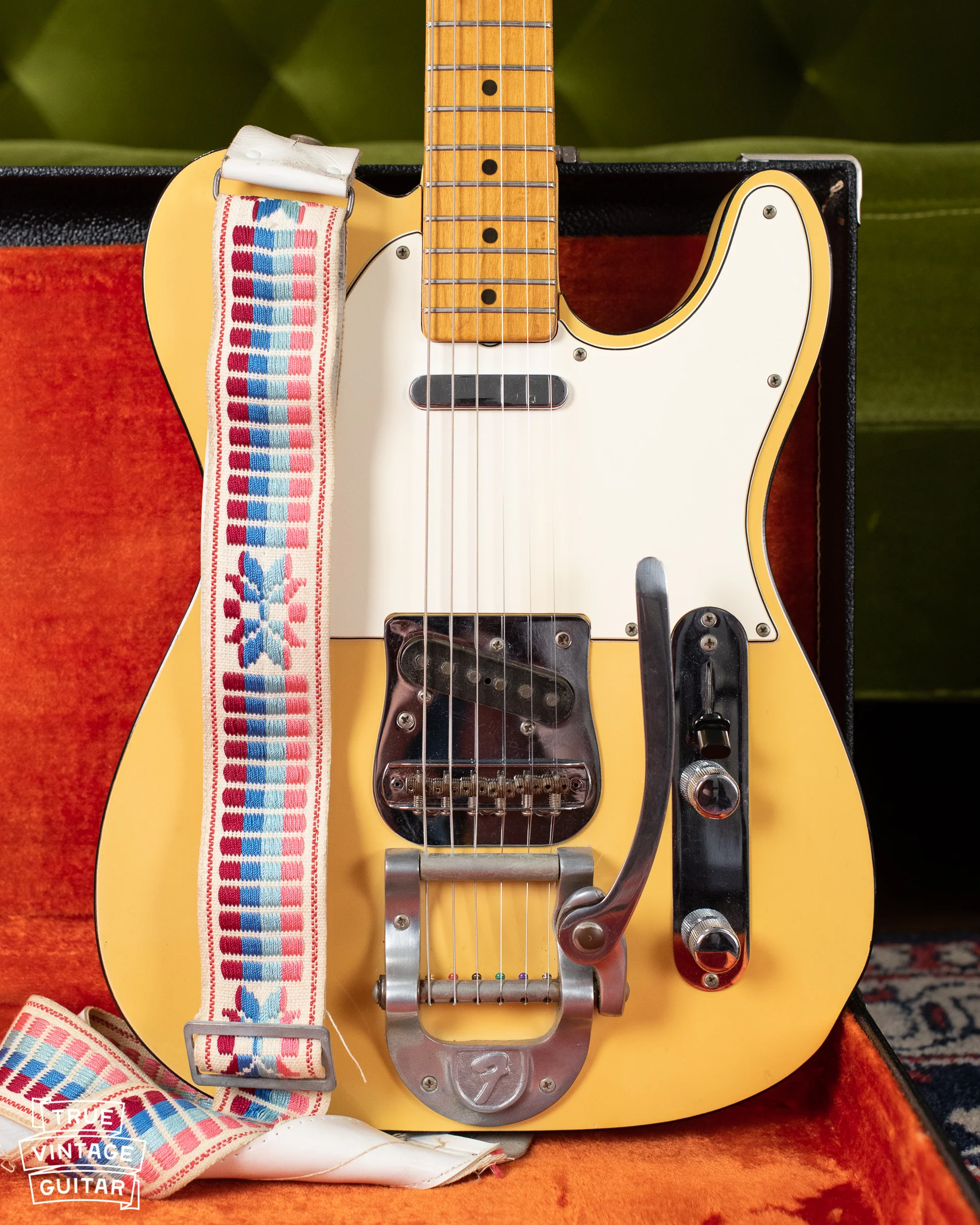 1968 Fender Telecaster Custom Blond Black Binding