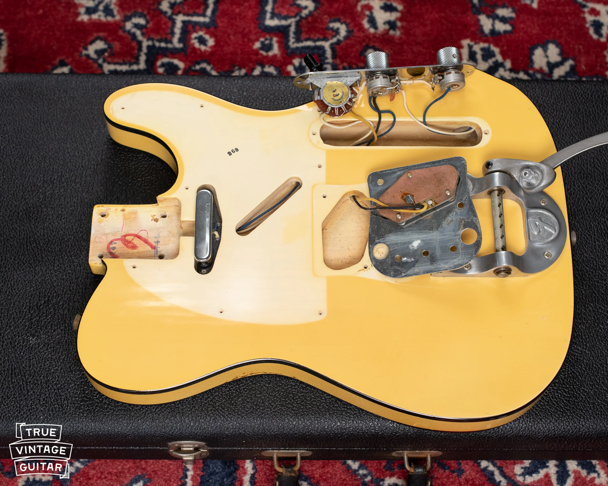 1968 Fender Telecaster Custom Blond Black Binding - Image 14