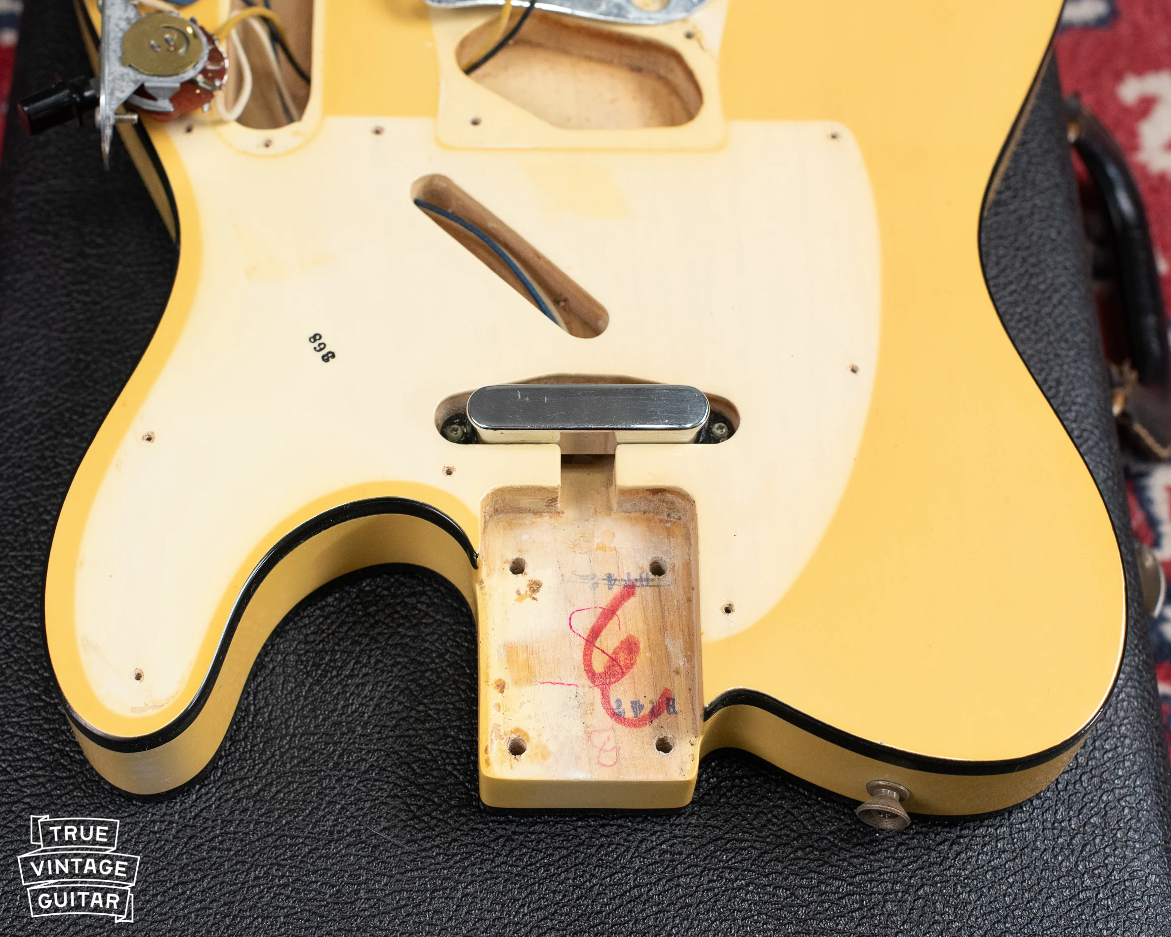 1968 Fender Telecaster Custom Blond Black Binding - Image 15