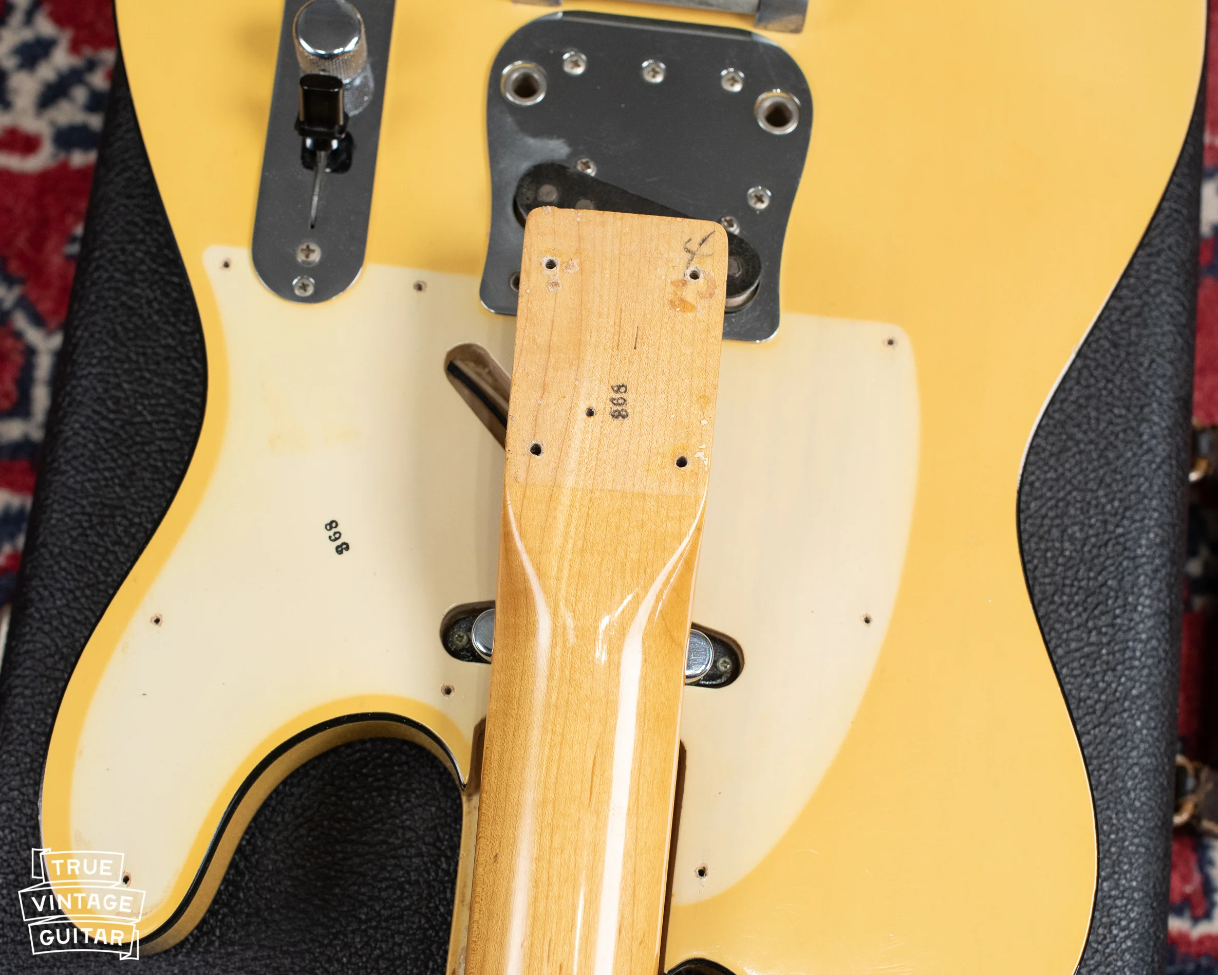 1968 Fender Telecaster Custom Blond Black Binding - Image 16
