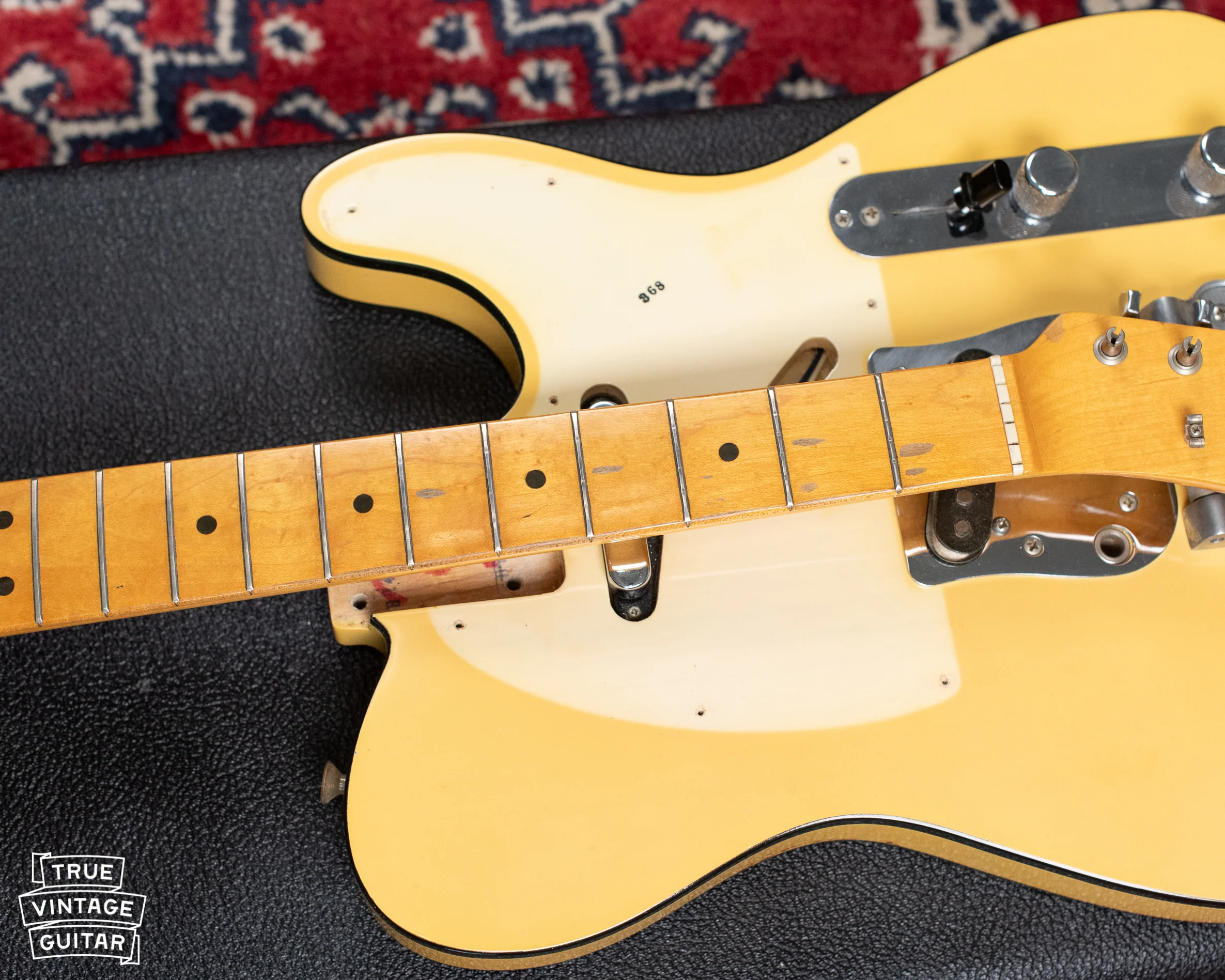 1968 Fender Telecaster Custom Blond Black Binding - Image 18