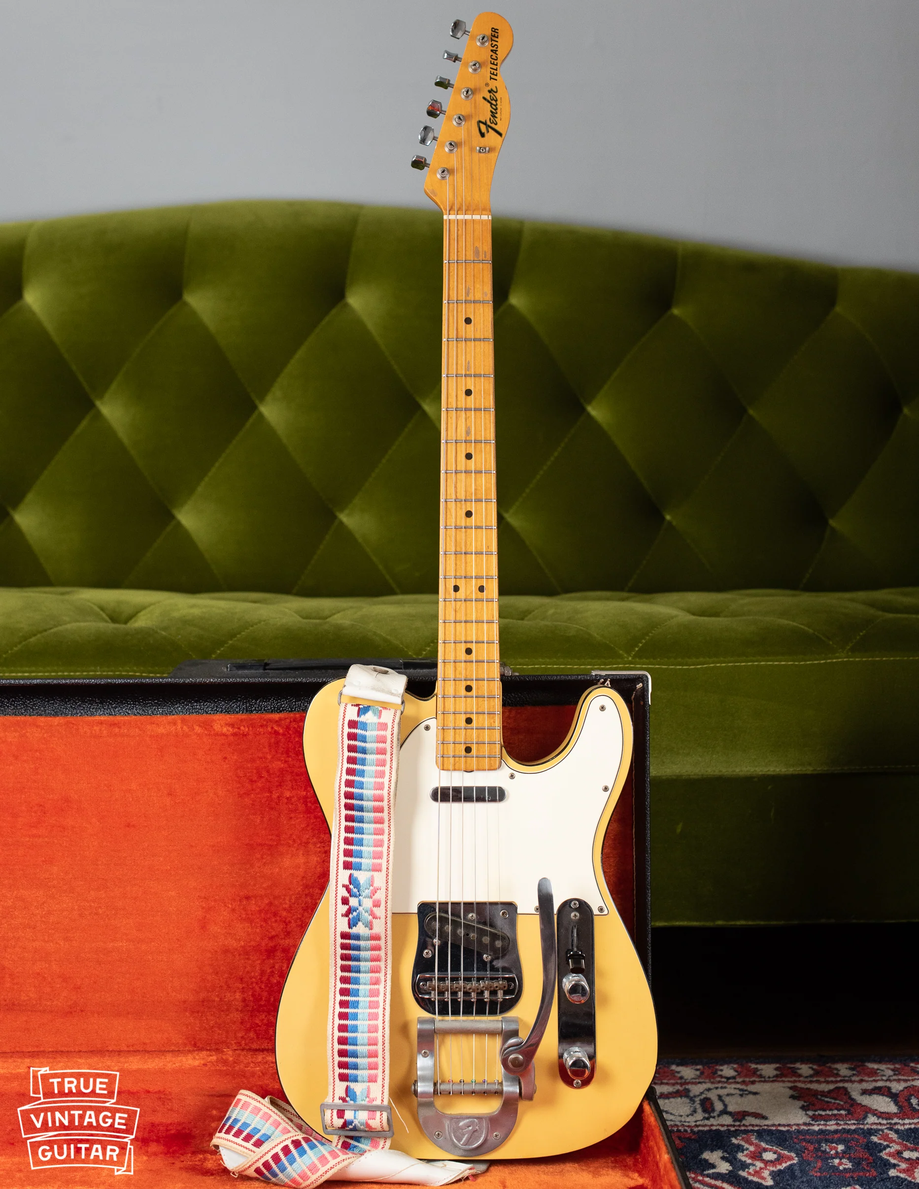 1968 Fender Telecaster Custom Blond Black Binding - Image 19