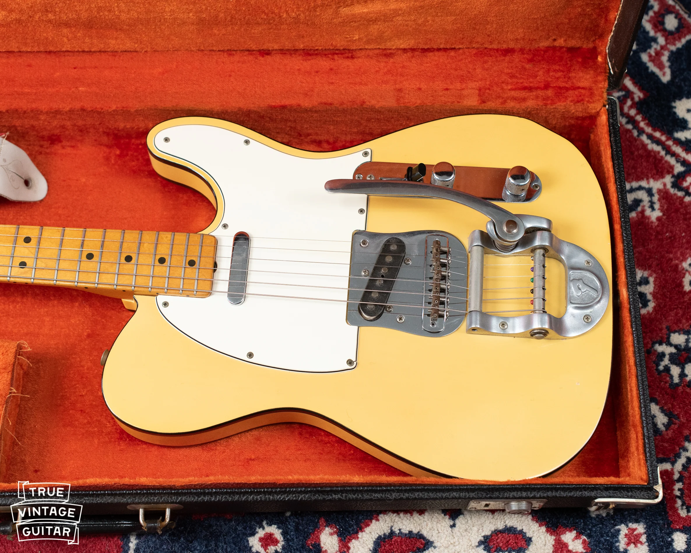 1968 Fender Telecaster Custom Blond Black Binding - Image 20