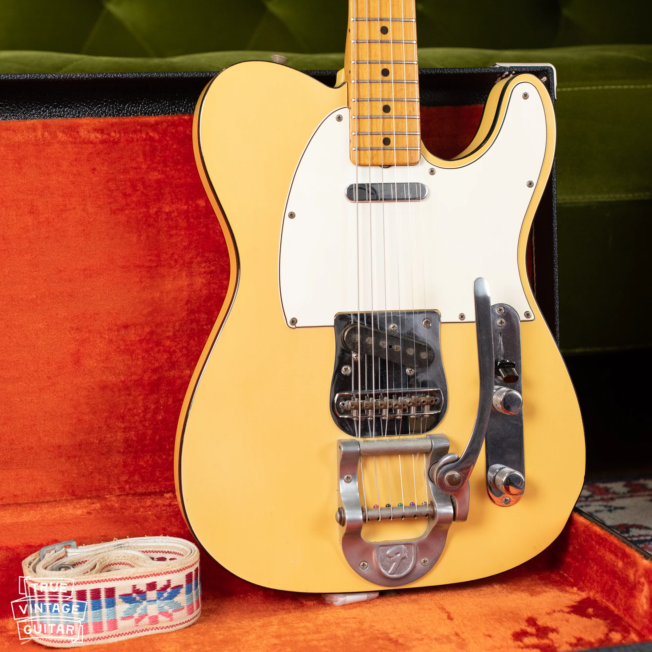 1968 Fender Telecaster Custom Blond Black Binding - Image 7