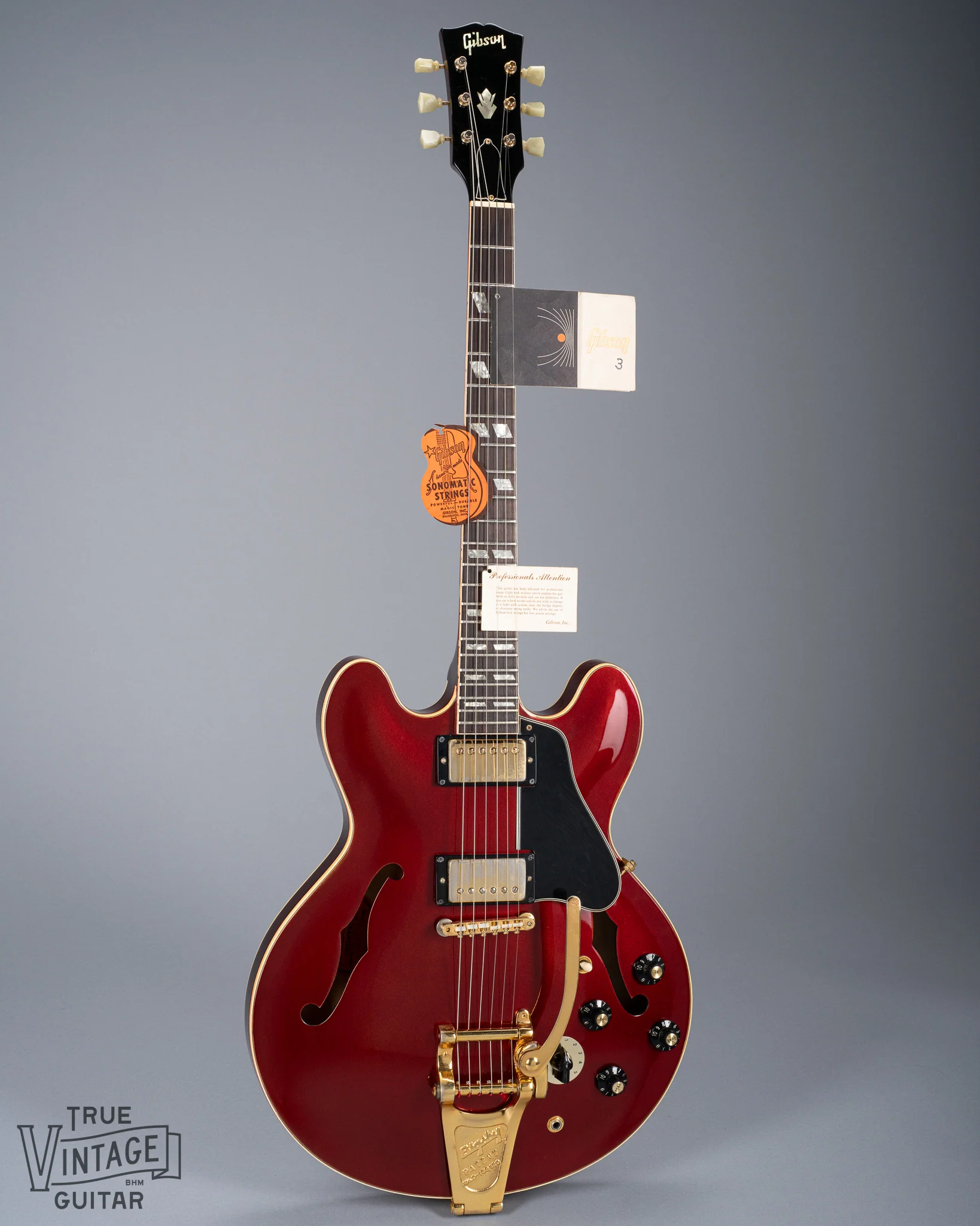 1968 Gibson ES-345 Sparkling Burgundy Metallic "Special" - Image 2