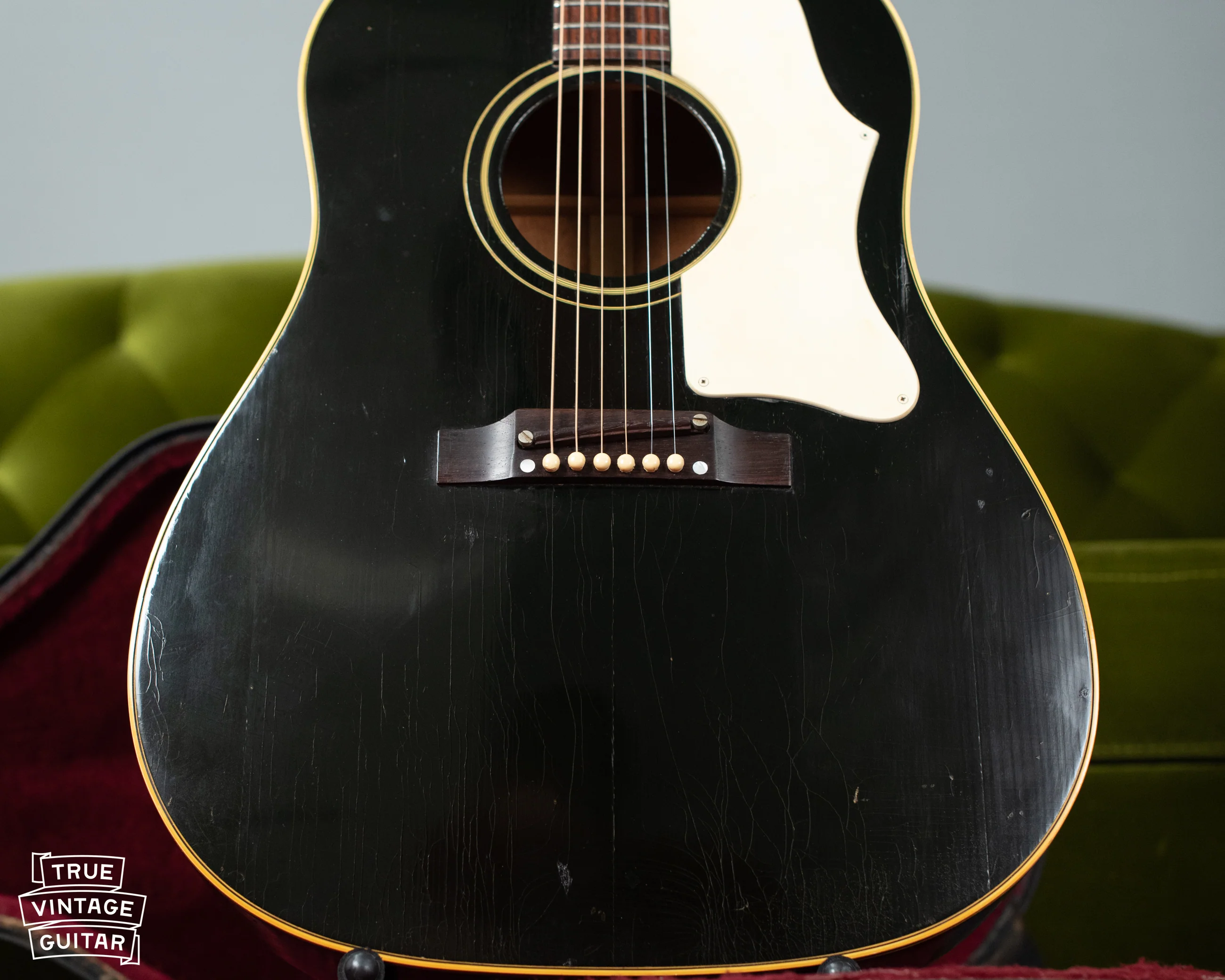 1968 Gibson J-45 Black - Image 3