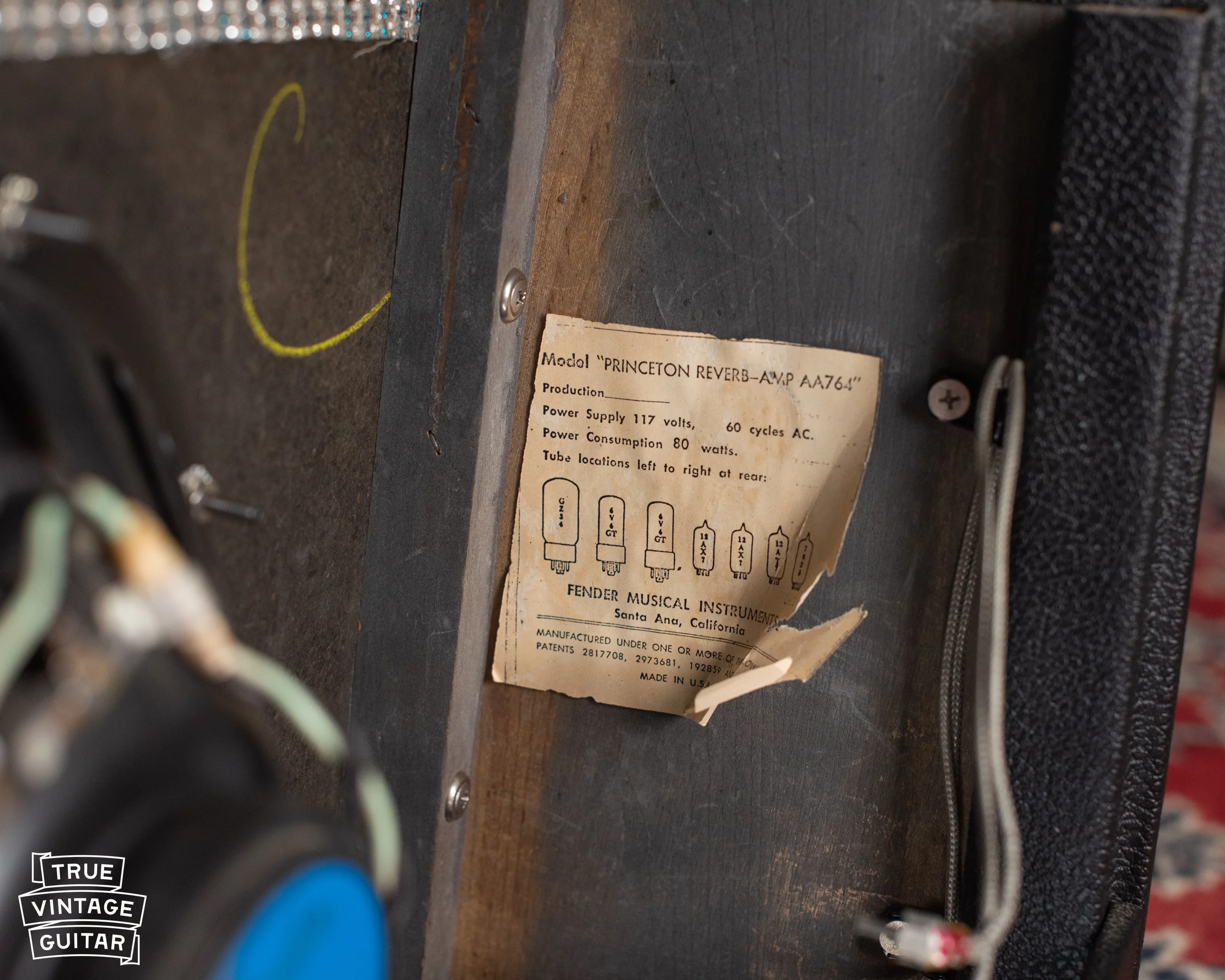 1970 Fender Princeton Reverb Amp - Image 12