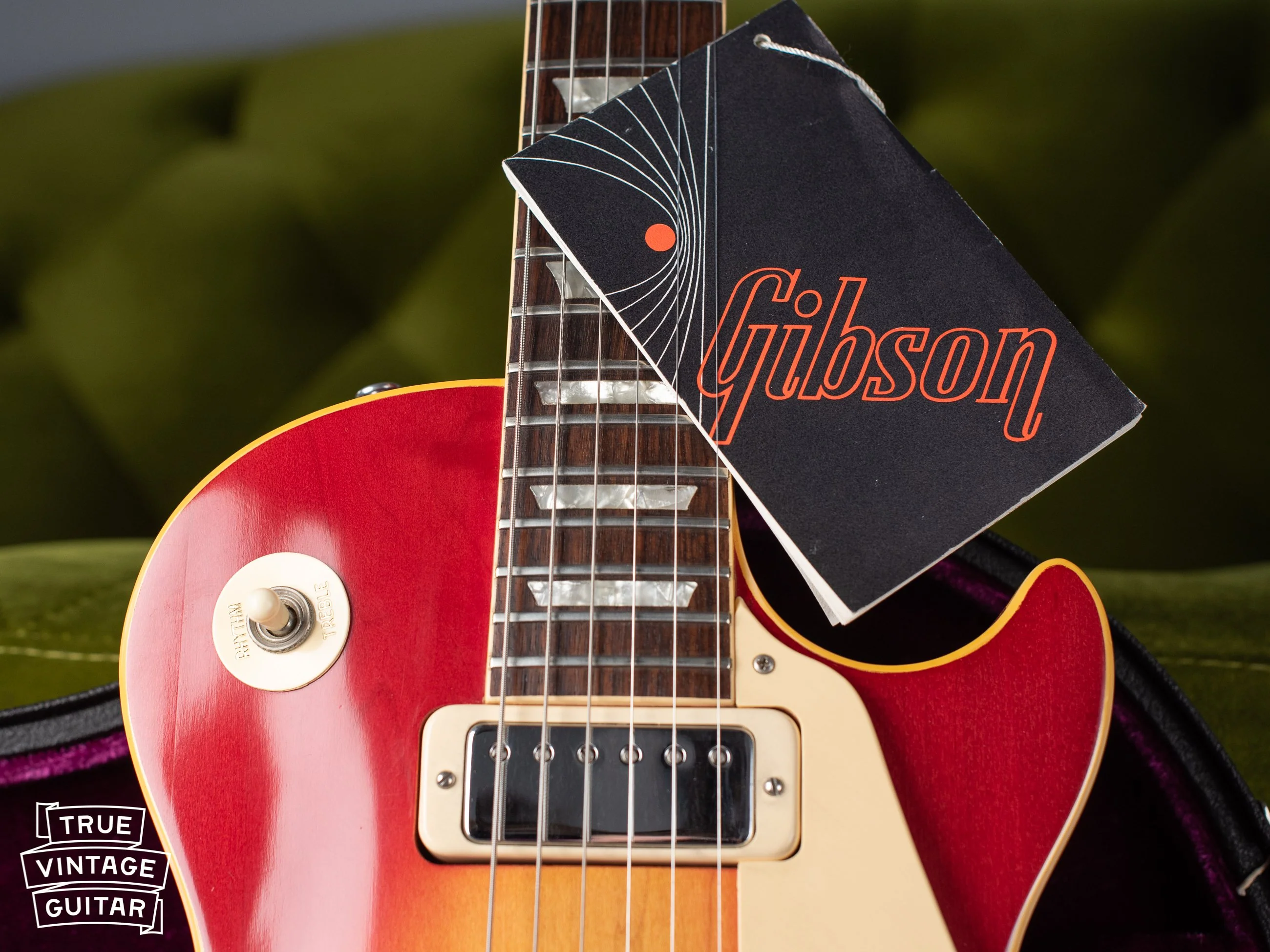 1970 Gibson Les Paul Deluxe Cherry Sunburst - Image 10