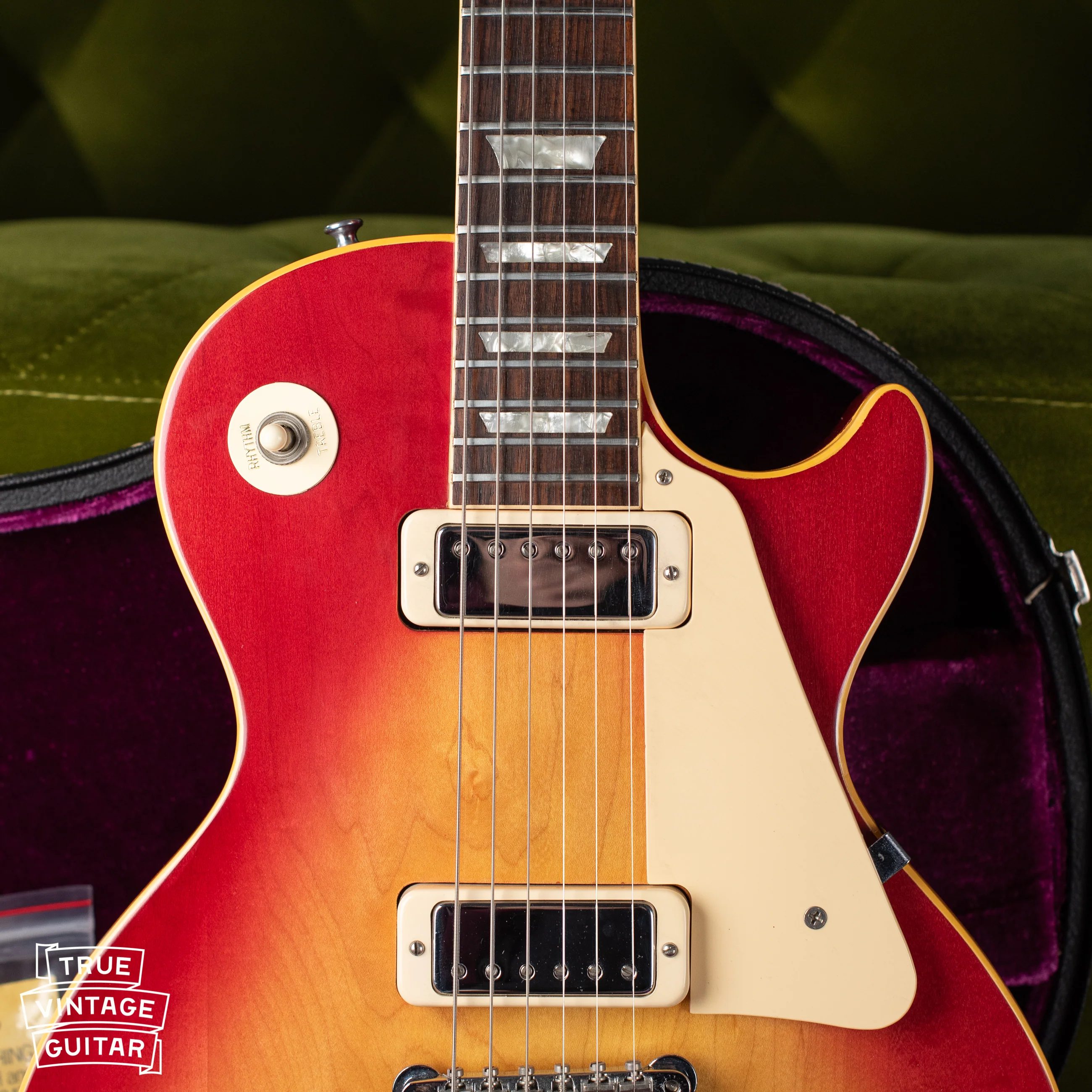1970 Gibson Les Paul Deluxe Cherry Sunburst - Image 11