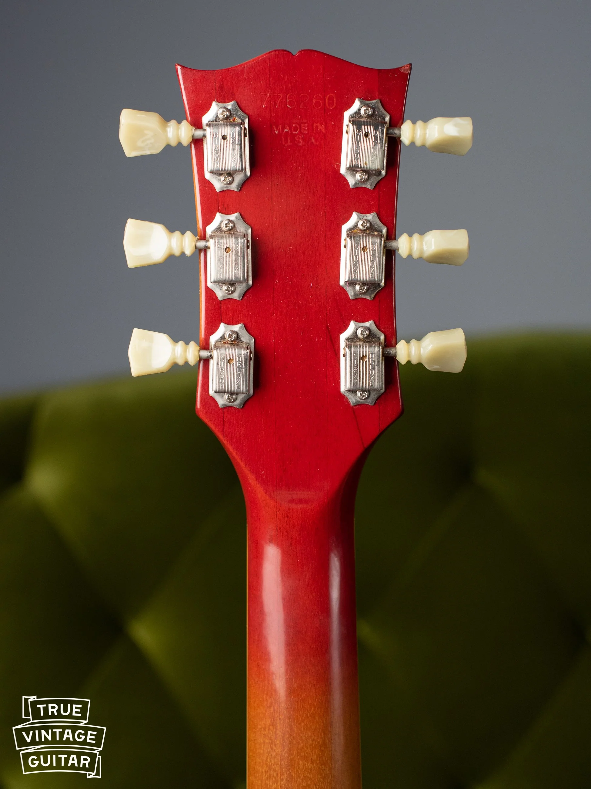 1970 Gibson Les Paul Deluxe Cherry Sunburst - Image 13