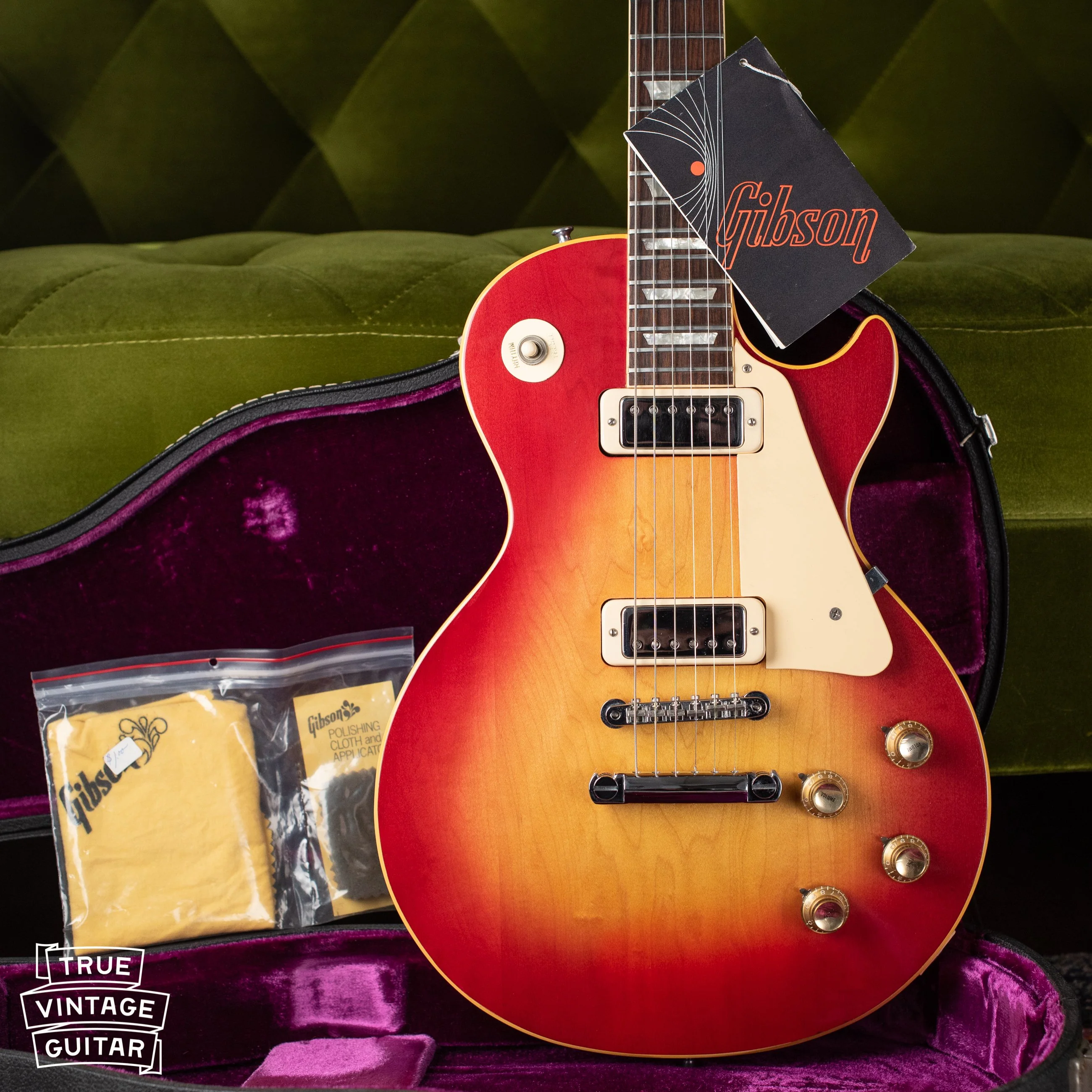 1970 Gibson Les Paul Deluxe Cherry Sunburst - Image 2