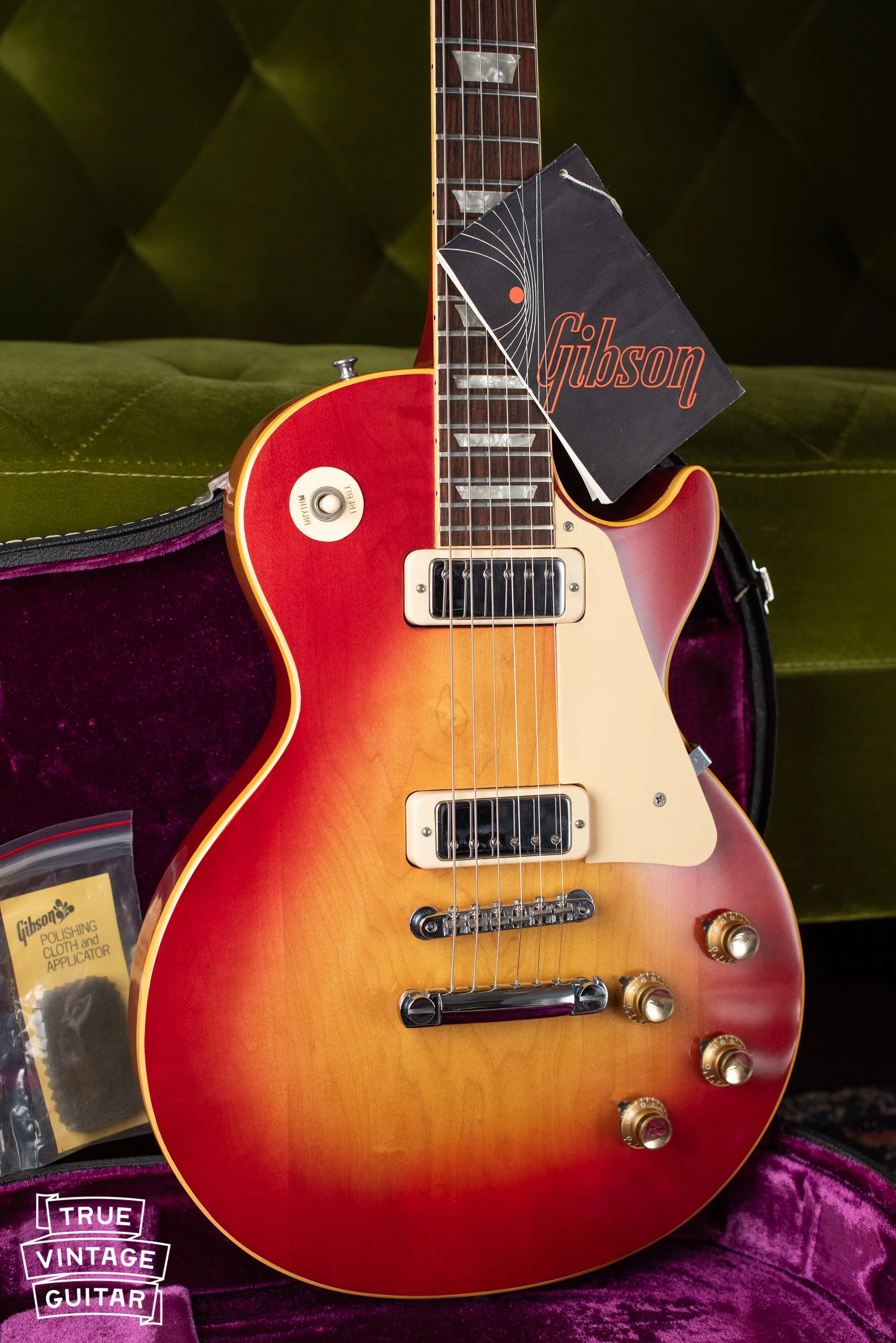1970 Gibson Les Paul Deluxe Cherry Sunburst - Image 3