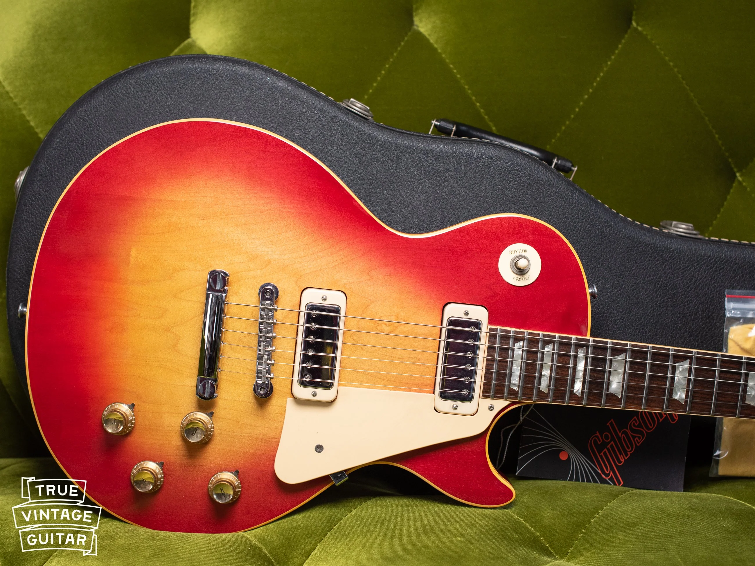 1970 Gibson Les Paul Deluxe Cherry Sunburst - Image 35