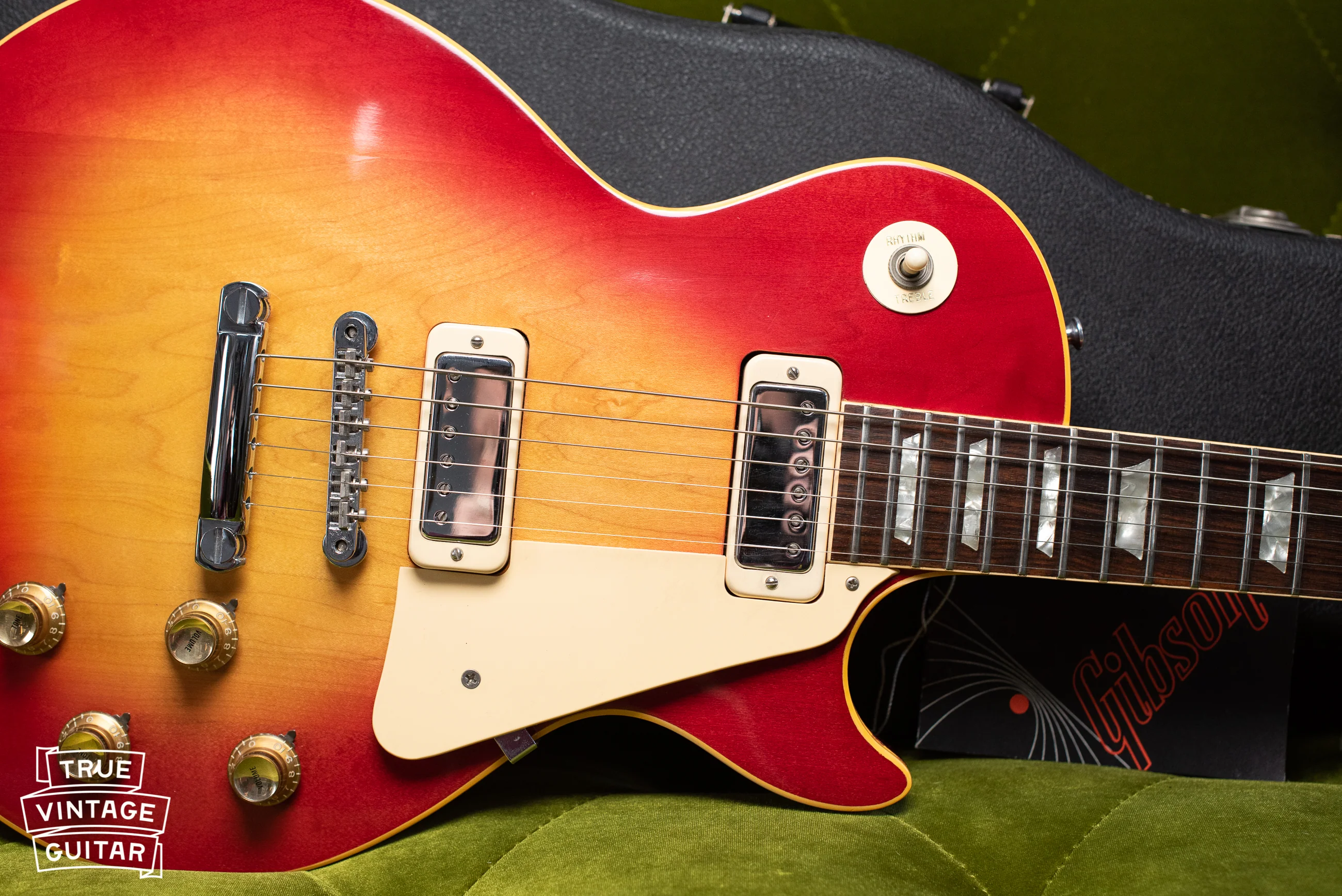 1970 Gibson Les Paul Deluxe Cherry Sunburst - Image 38