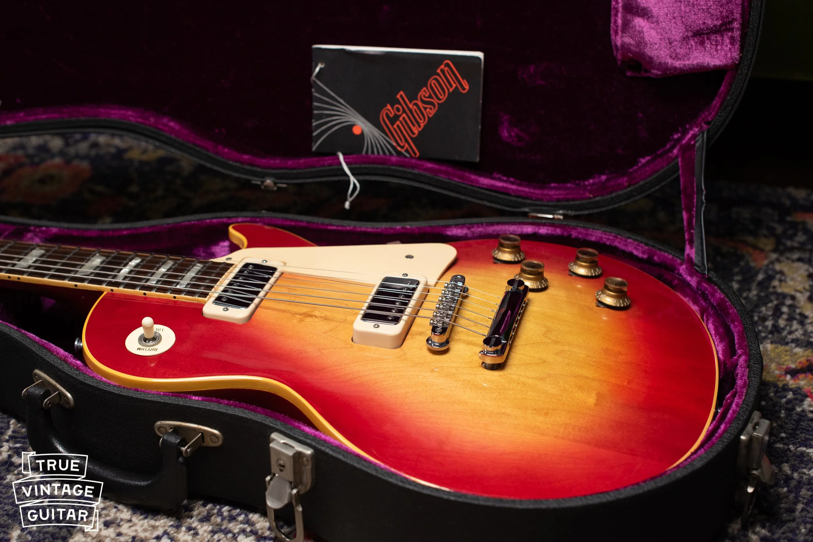 1970 Gibson Les Paul Deluxe Cherry Sunburst - Image 4