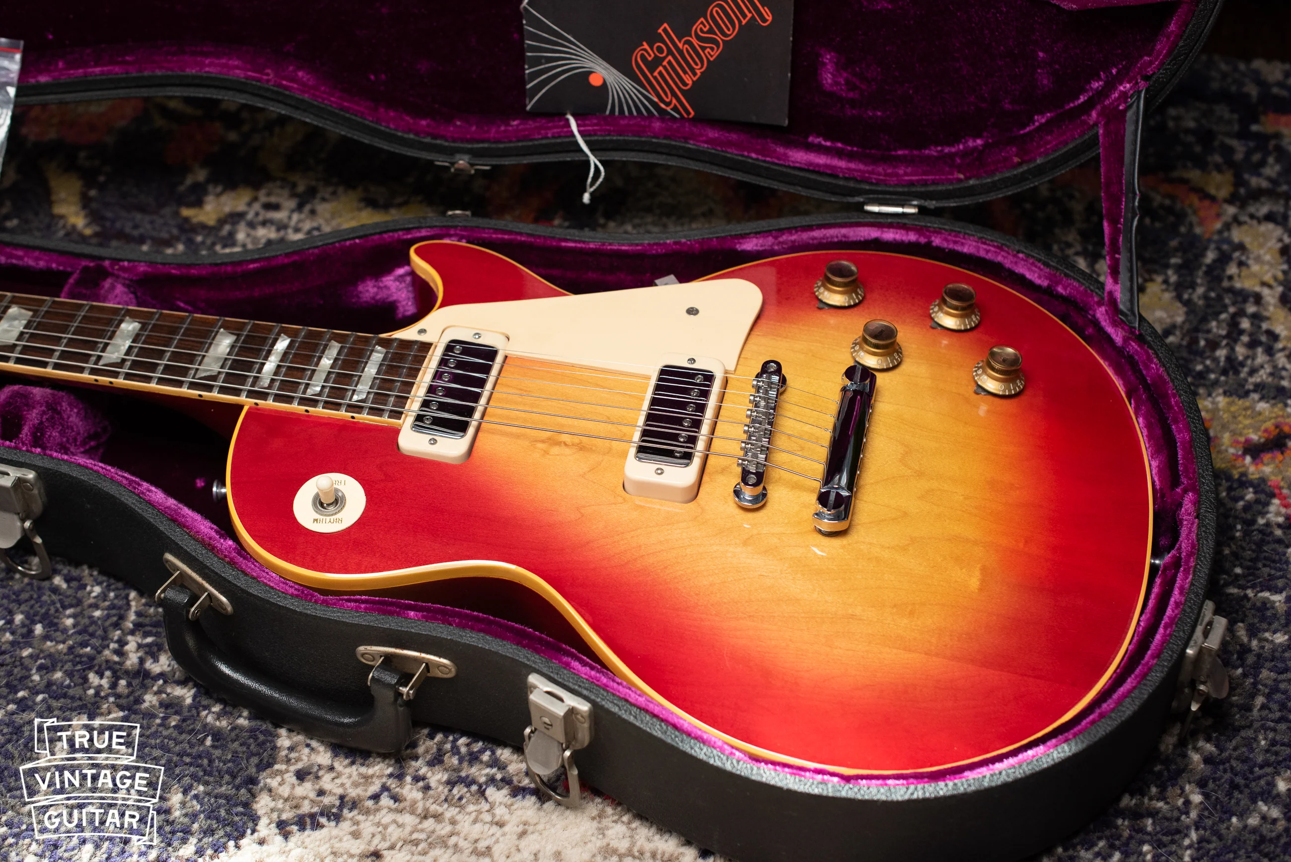 1970 Gibson Les Paul Deluxe Cherry Sunburst - Image 43