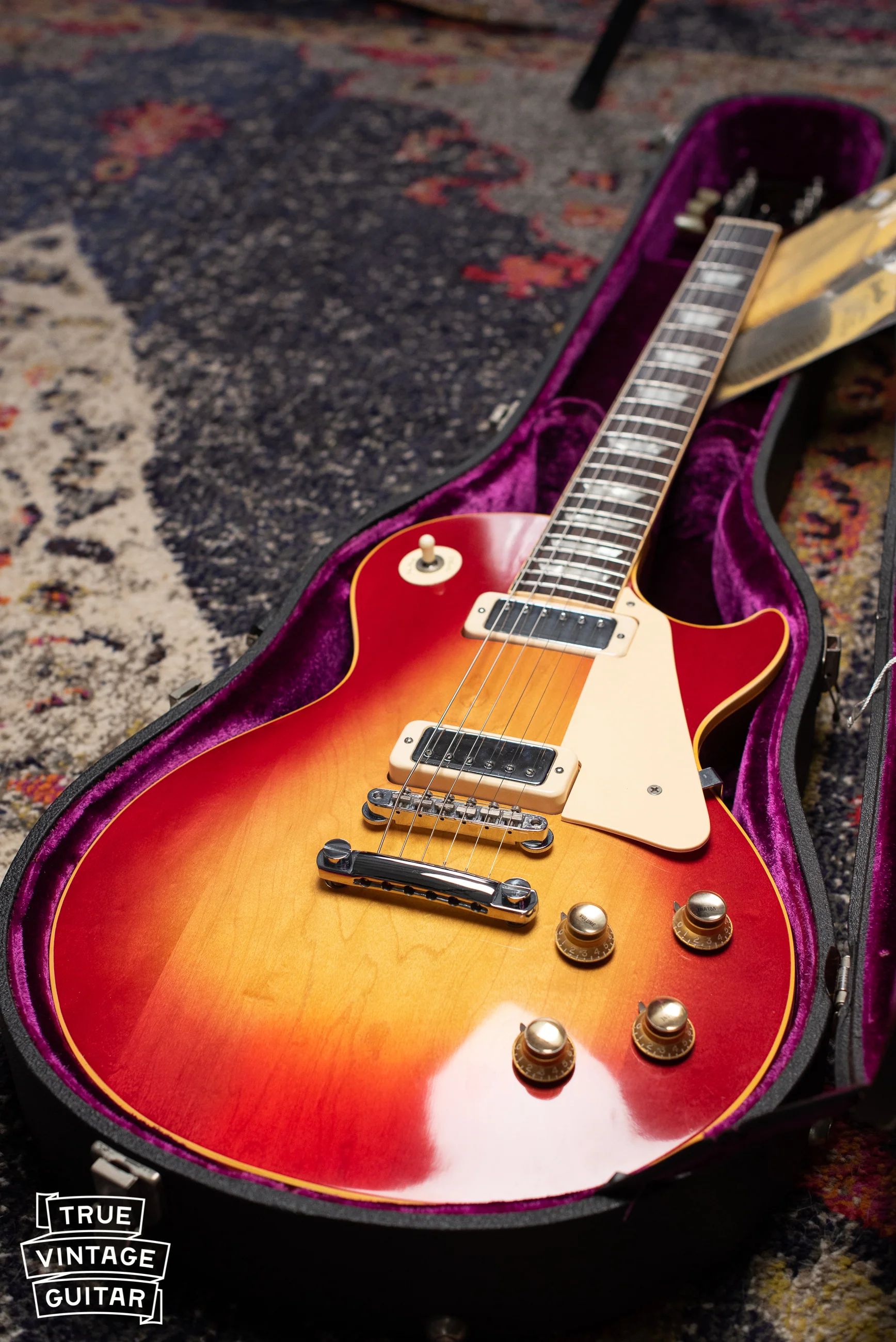 1970 Gibson Les Paul Deluxe Cherry Sunburst - Image 44