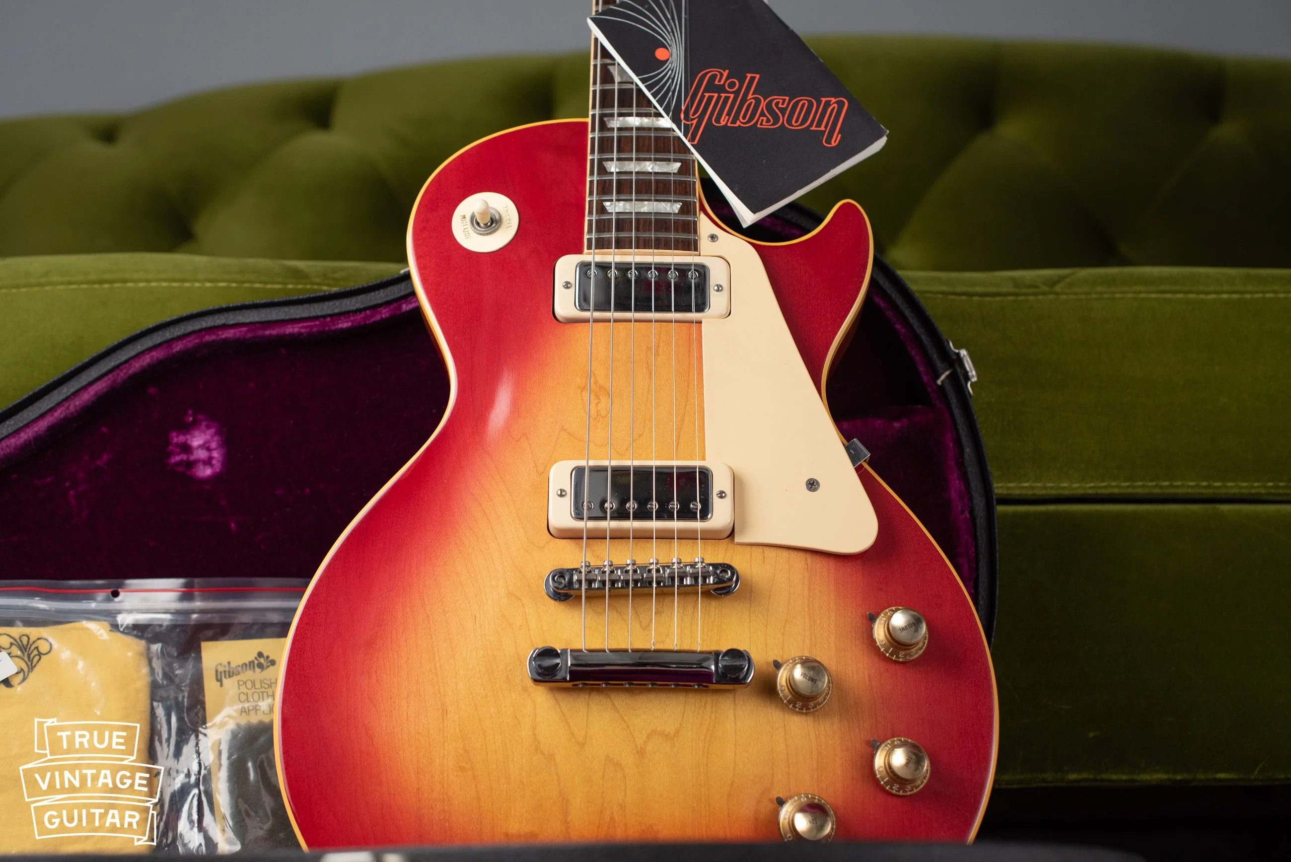 1970 Gibson Les Paul Deluxe Cherry Sunburst - Image 5