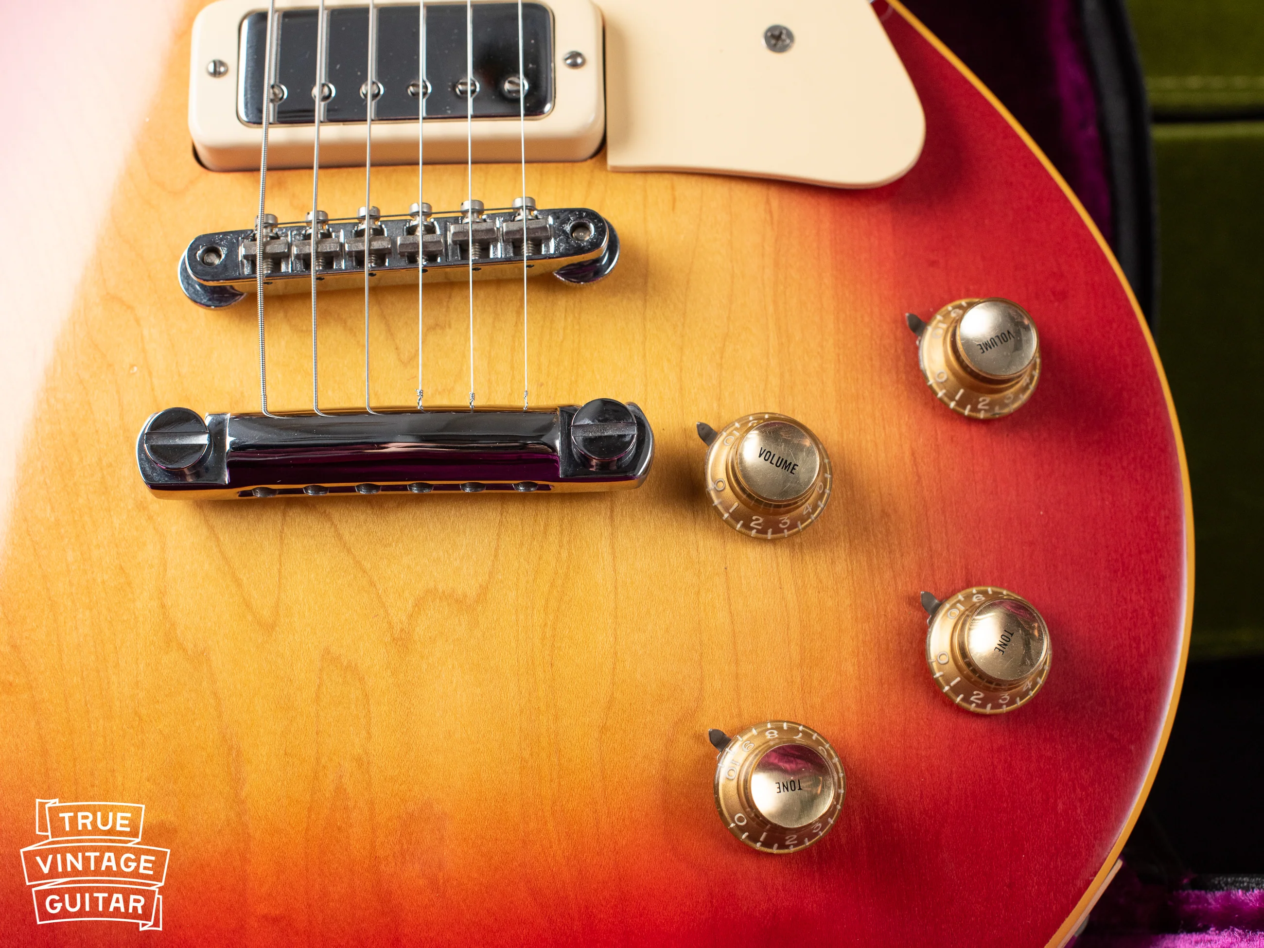 1970 Gibson Les Paul Deluxe Cherry Sunburst - Image 6