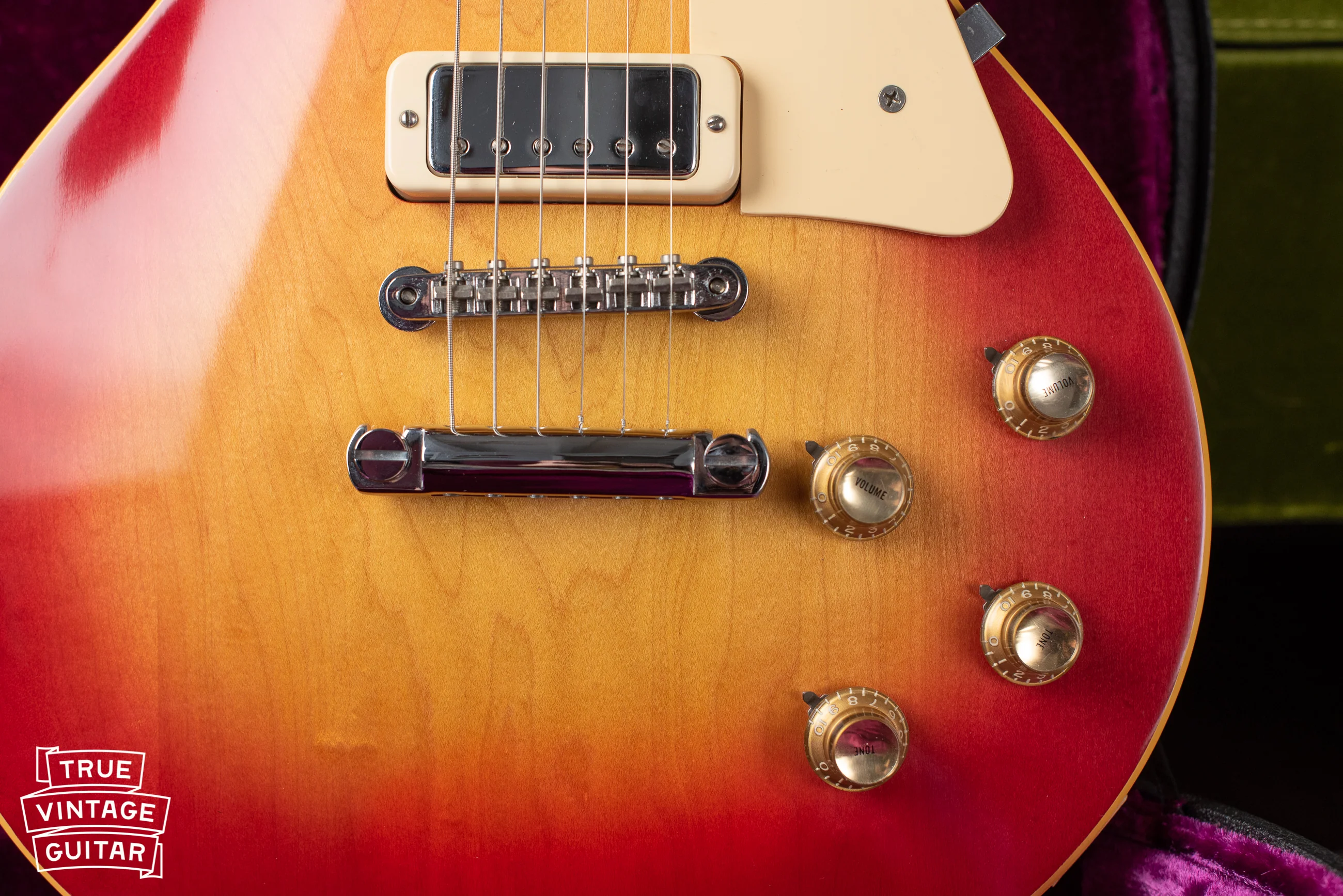 1970 Gibson Les Paul Deluxe Cherry Sunburst - Image 7