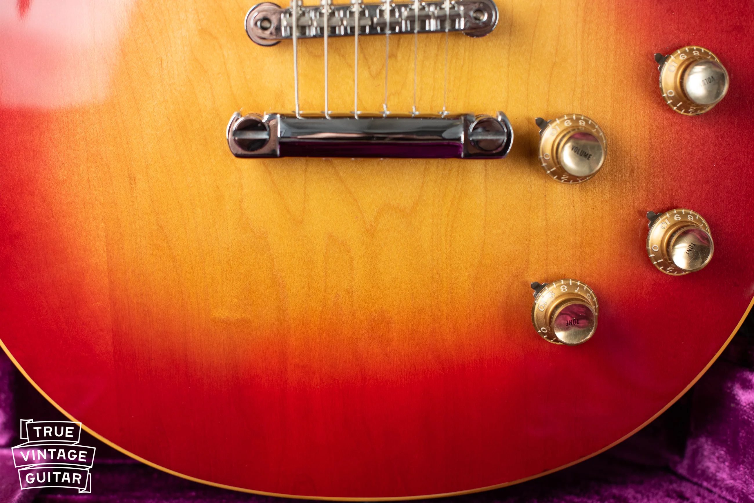 1970 Gibson Les Paul Deluxe Cherry Sunburst - Image 9
