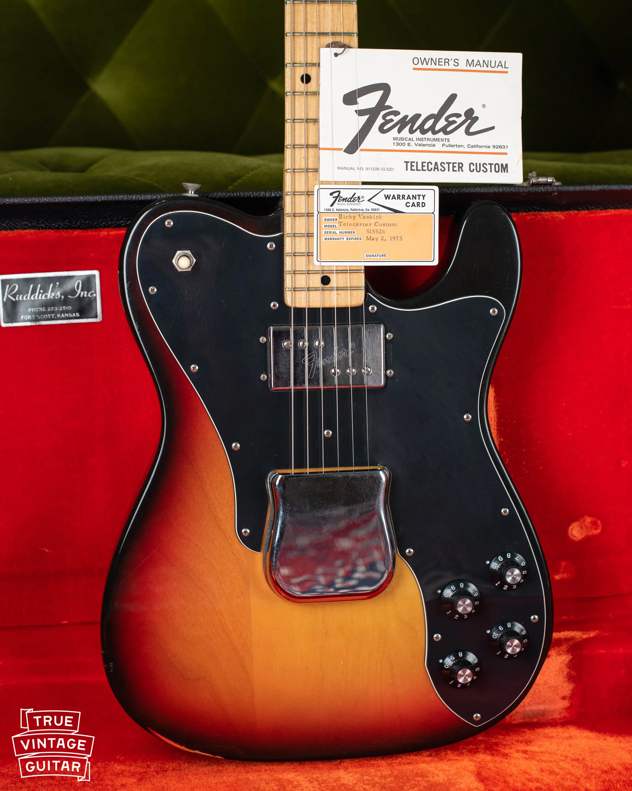 1973 Fender Telecaster Custom Sunburst