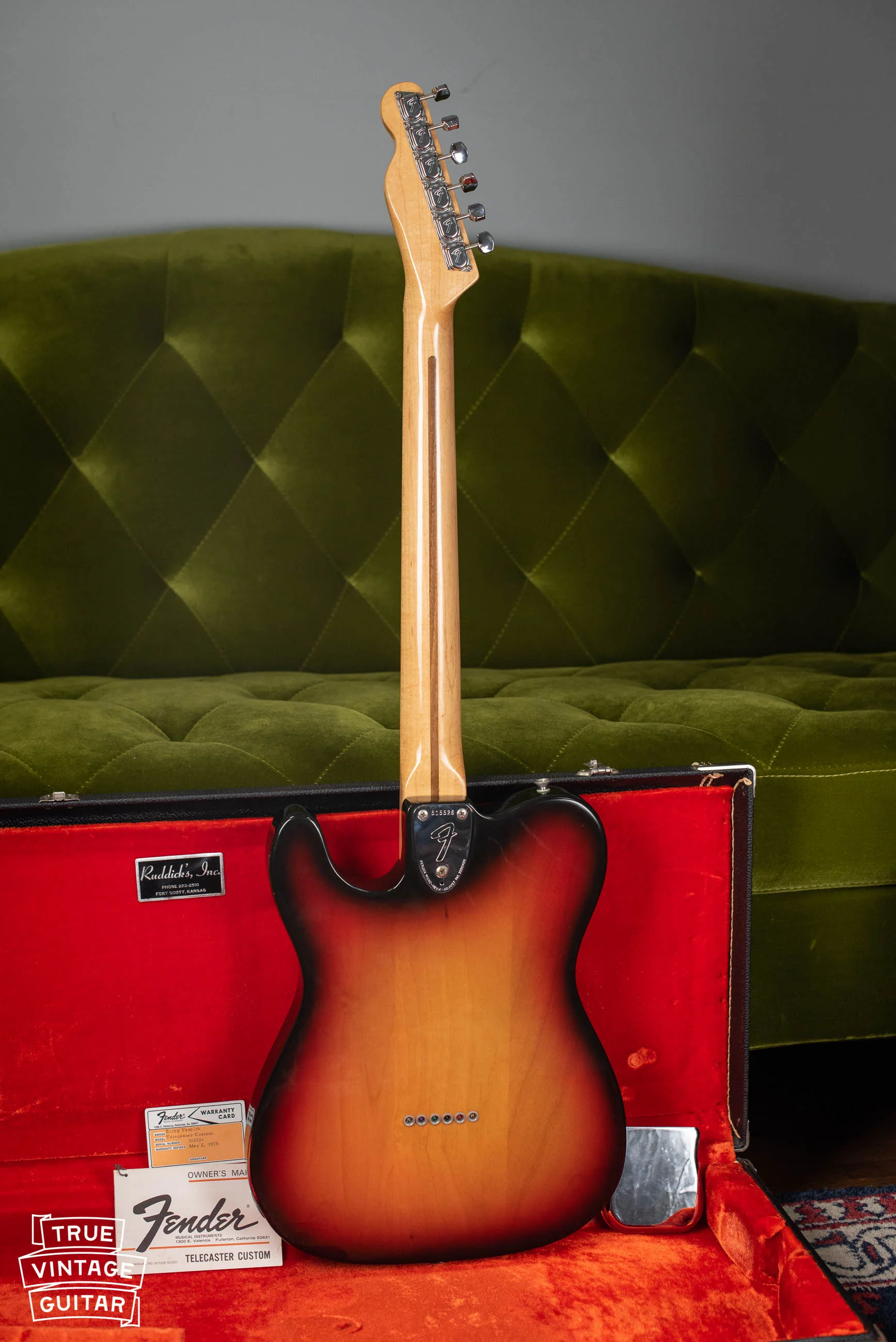 1973 Fender Telecaster Custom Sunburst - Image 11