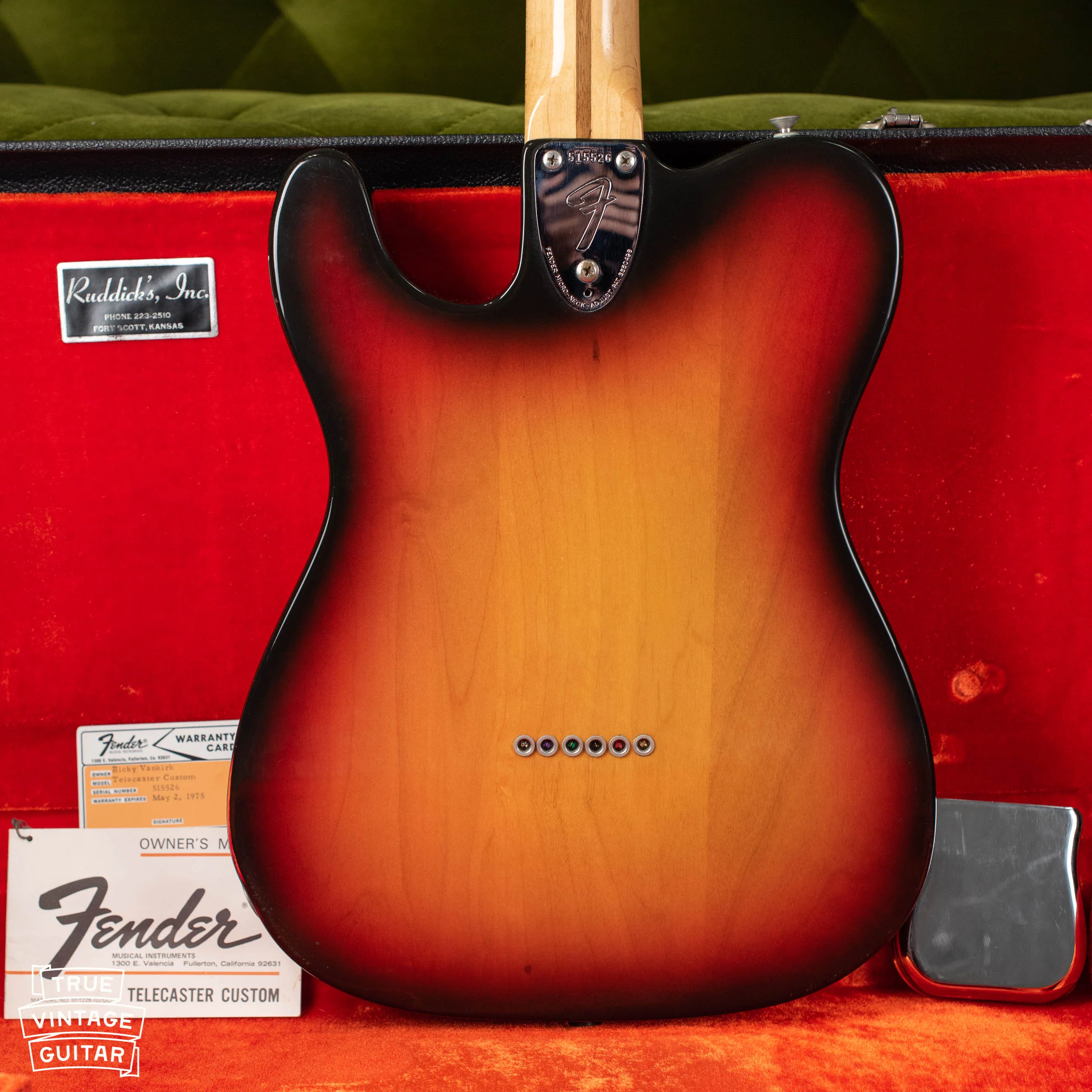 1973 Fender Telecaster Custom Sunburst - Image 13