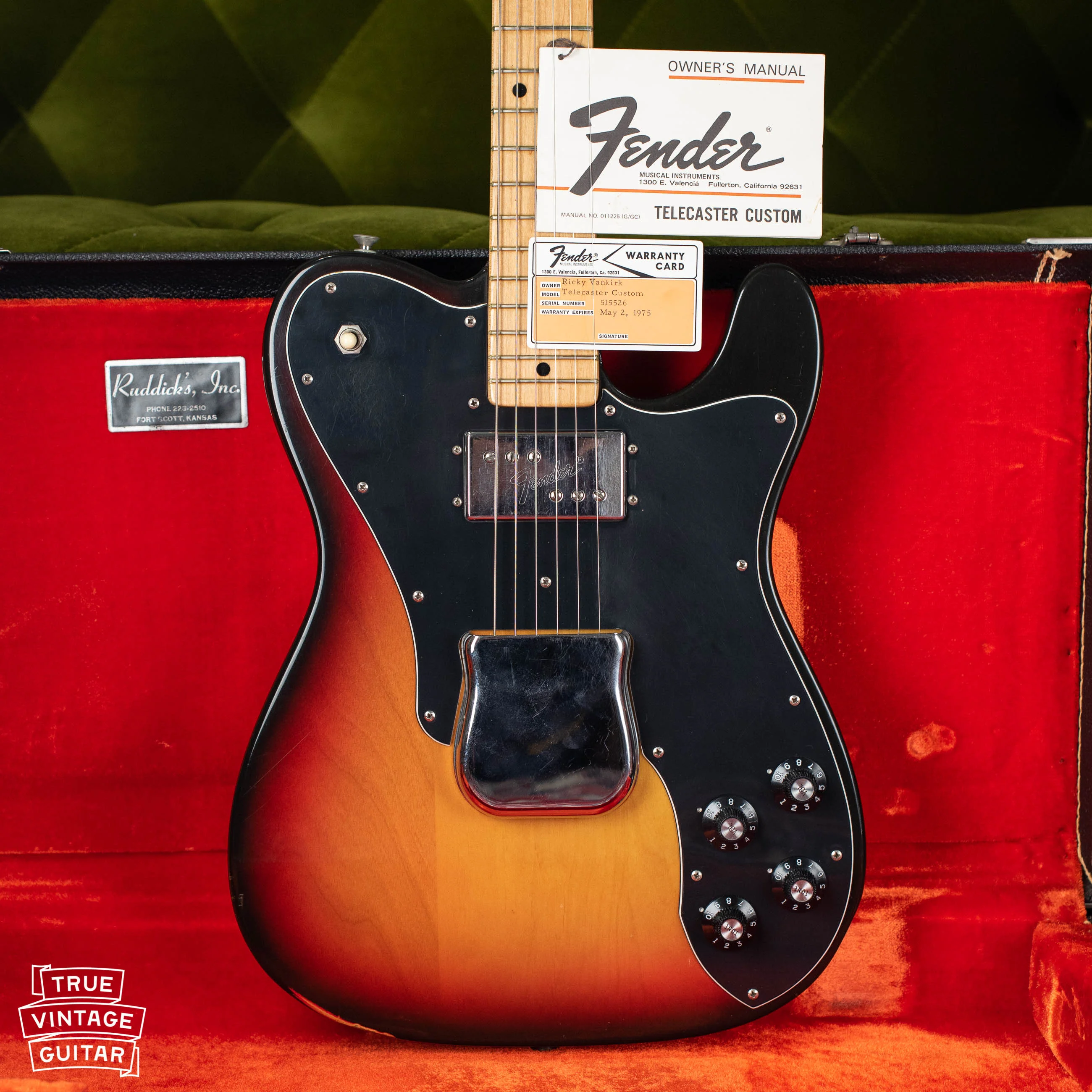 1973 Fender Telecaster Custom Sunburst - Image 2