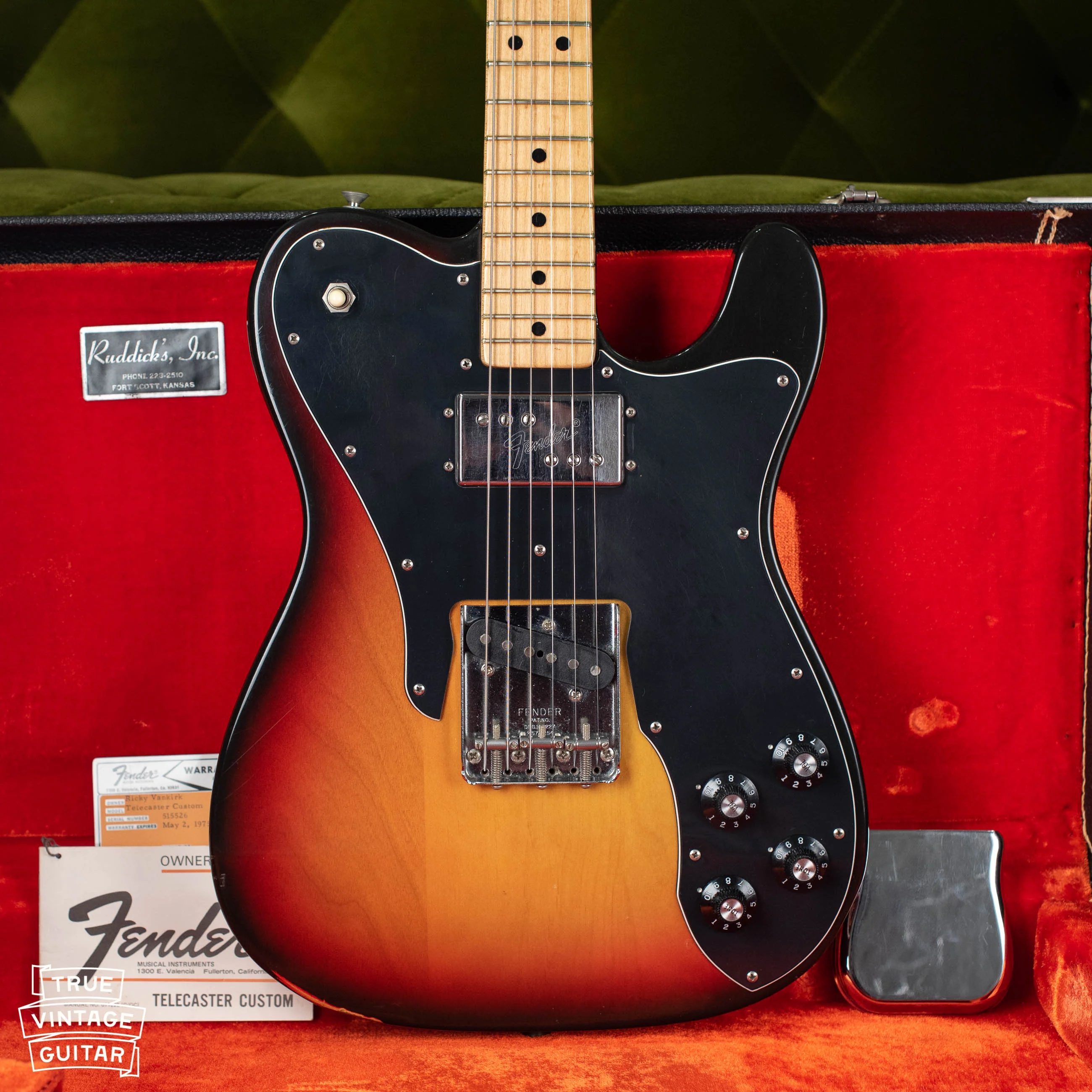 1973 Fender Telecaster Custom Sunburst - Image 3