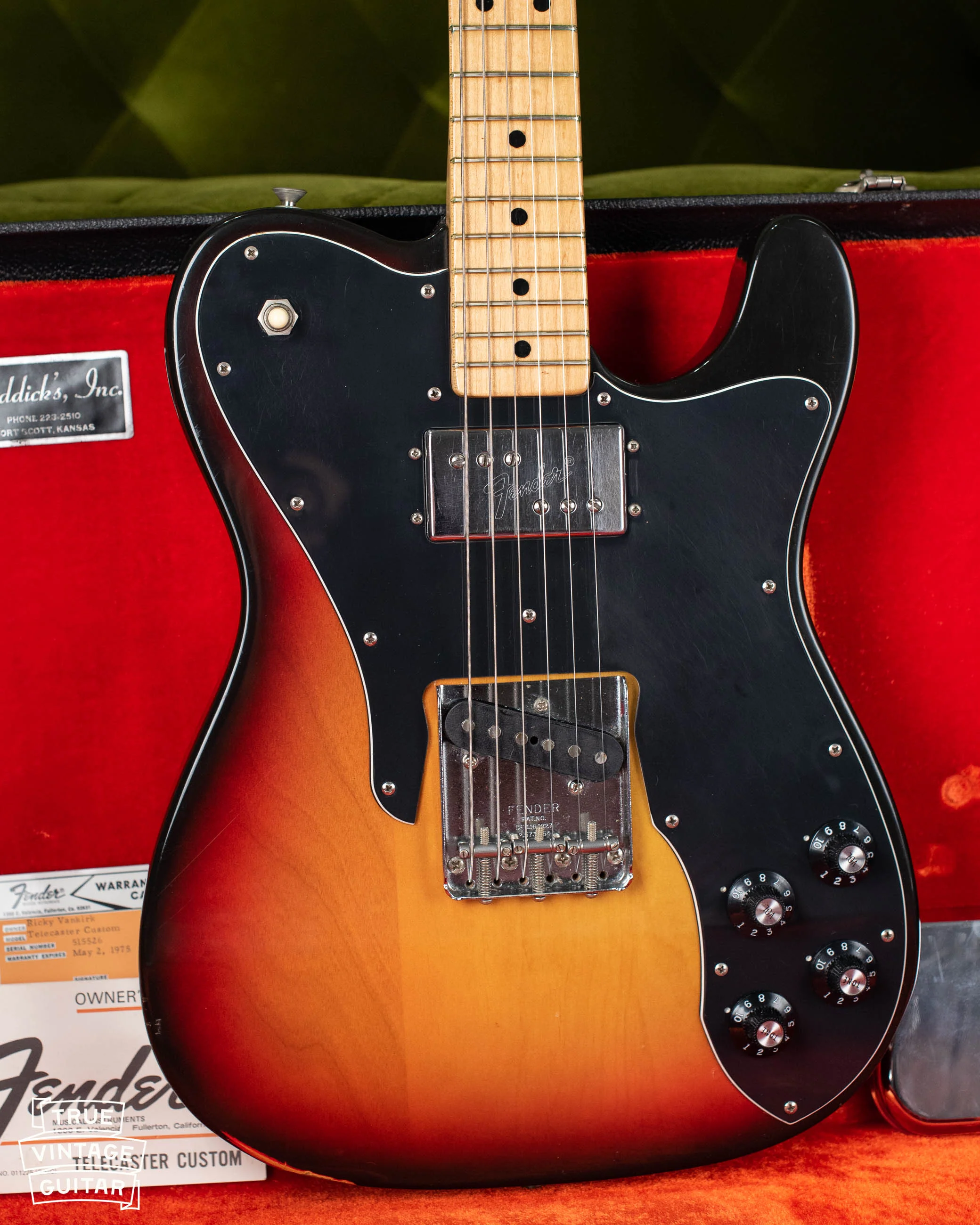 1973 Fender Telecaster Custom Sunburst - Image 4
