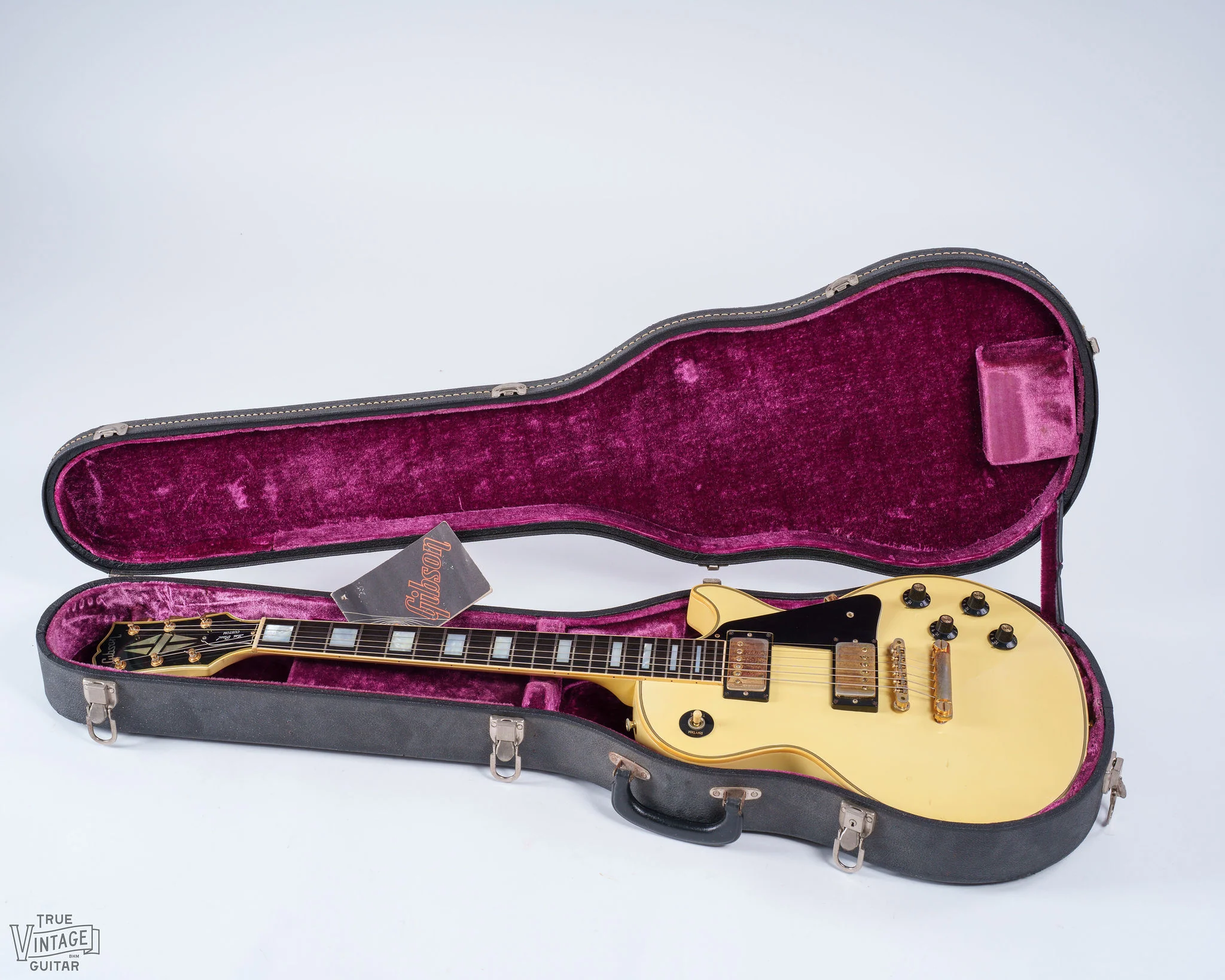 1974 Gibson Les Paul Custom White - Image 2