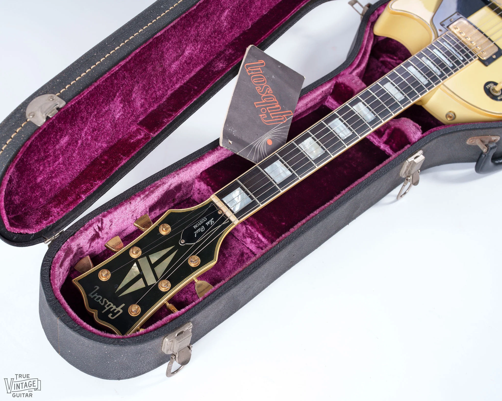 1974 Gibson Les Paul Custom White - Image 3