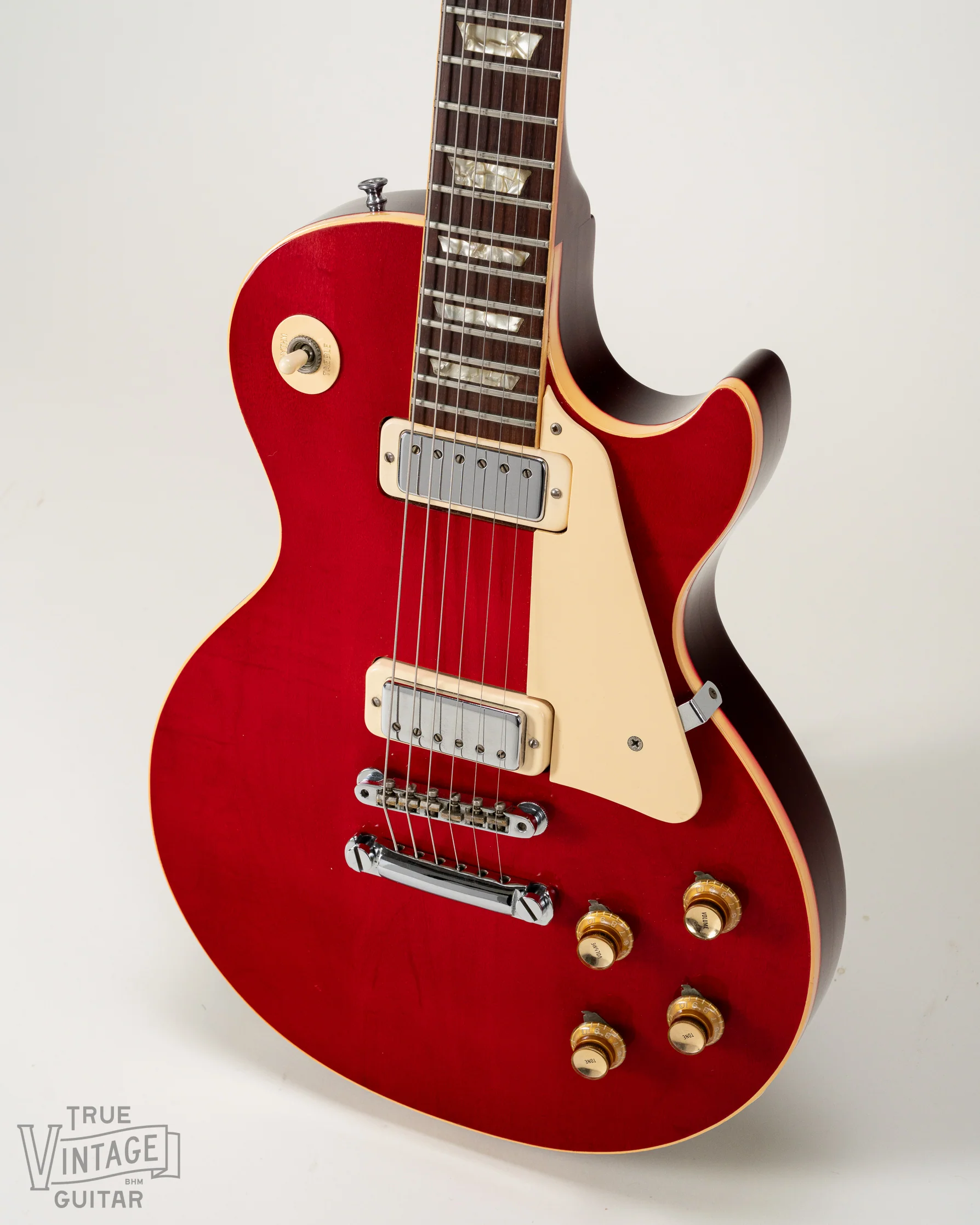 1974 Gibson Les Paul Deluxe Cherry Red - Image 2