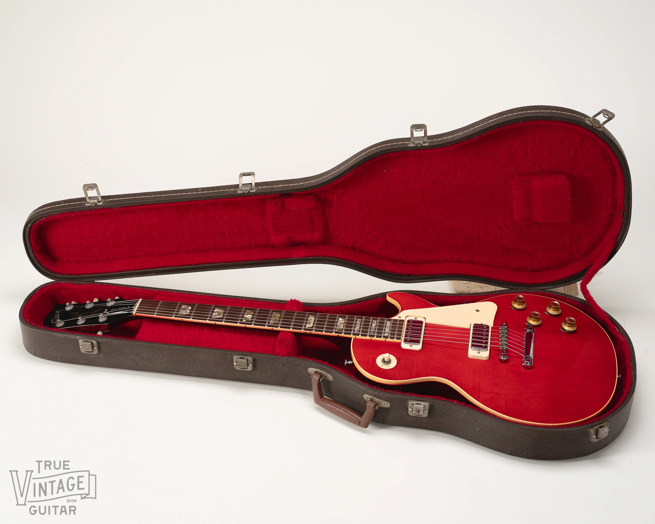 1974 Gibson Les Paul Deluxe Cherry Red - Image 3