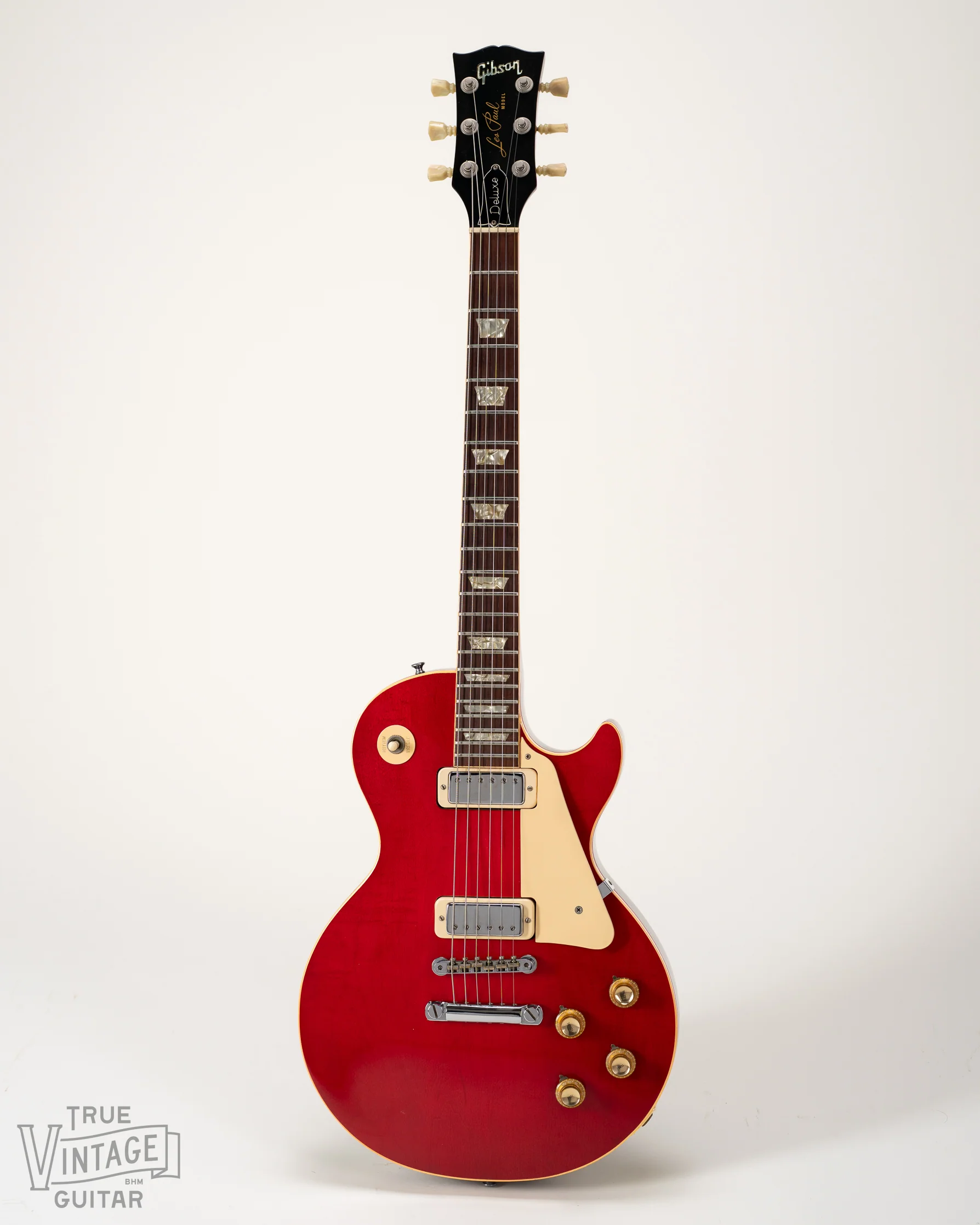 1974 Gibson Les Paul Deluxe Cherry Red - Image 4
