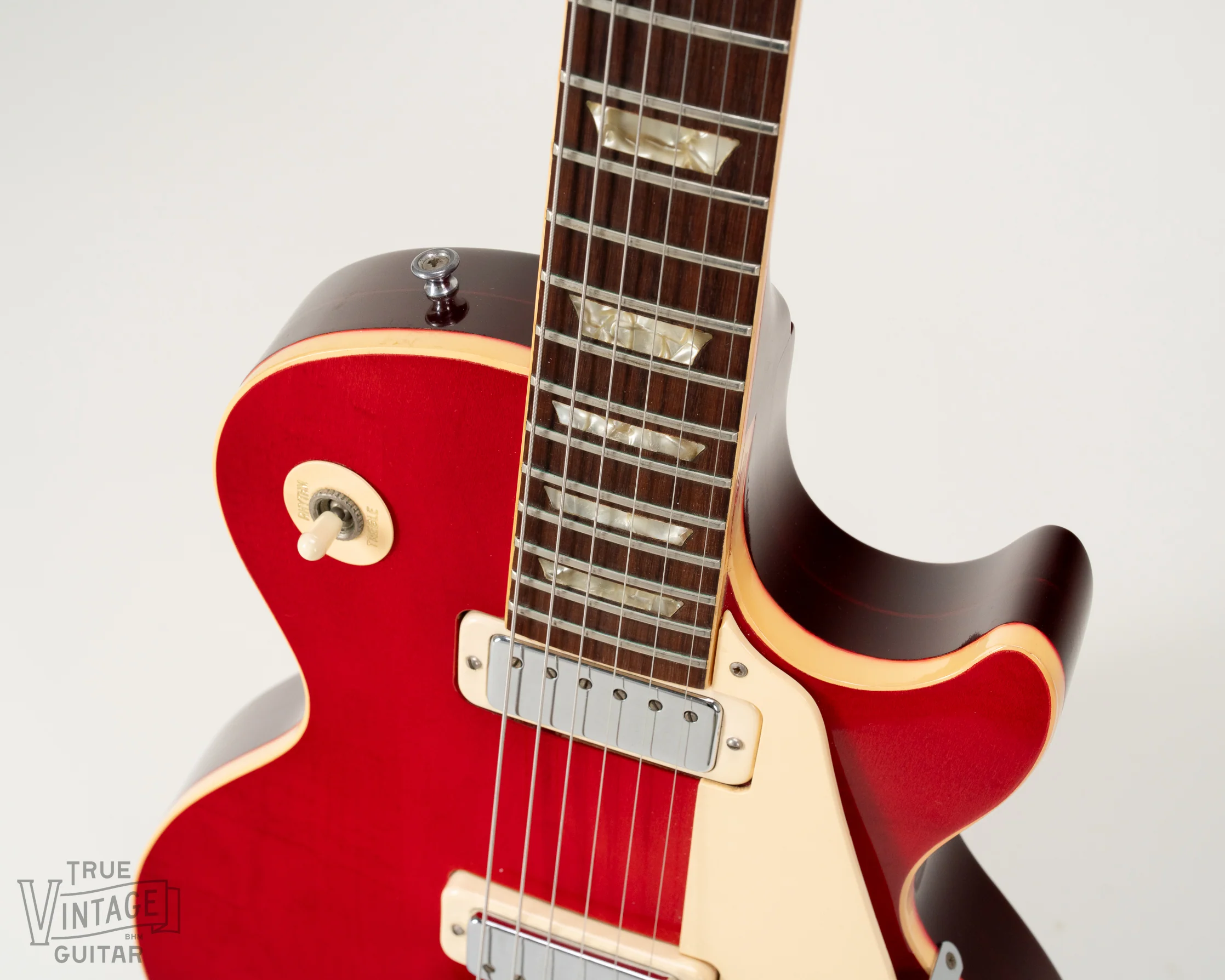 1974 Gibson Les Paul Deluxe Cherry Red - Image 9