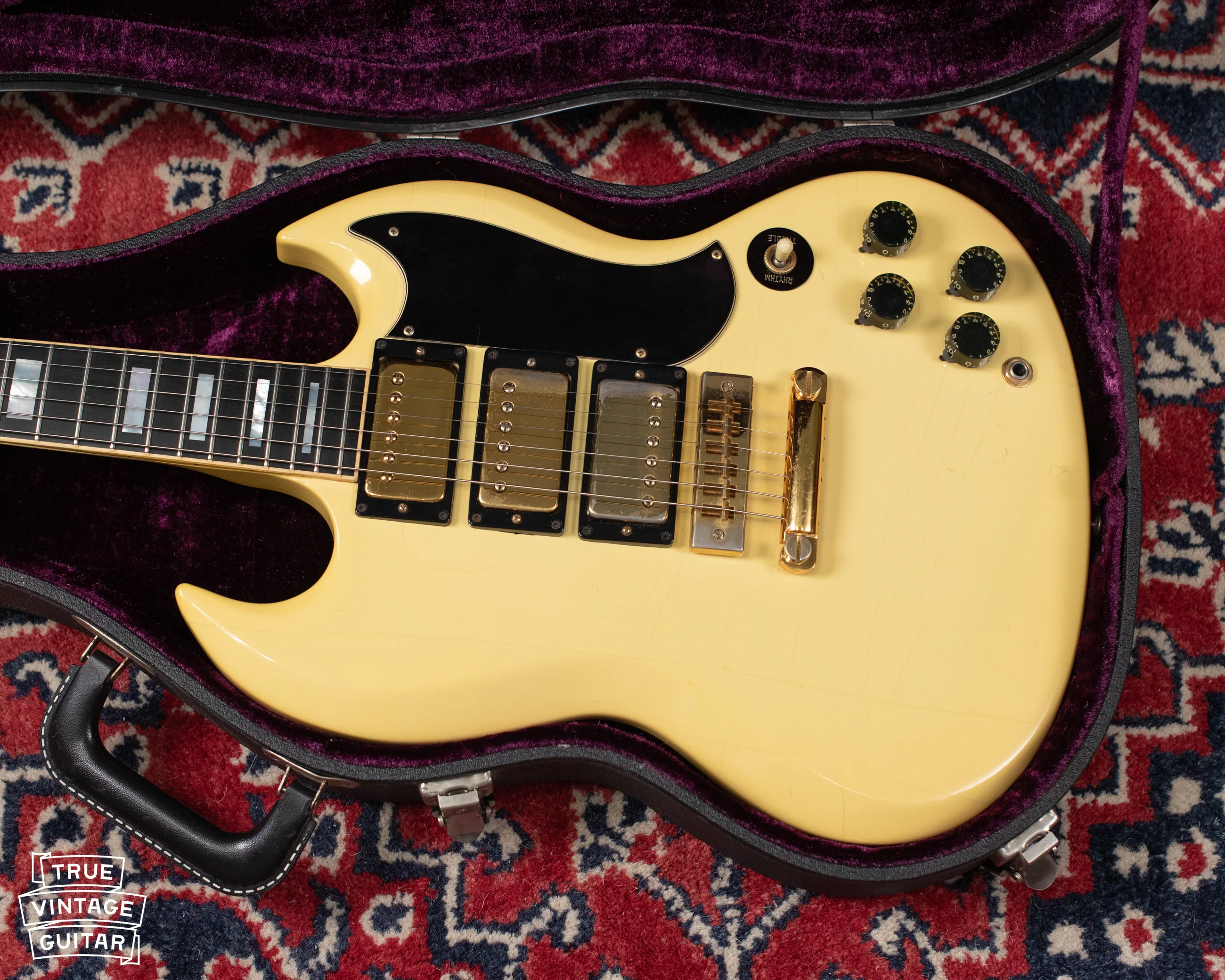 1974 Gibson SG Custom White - Image 17