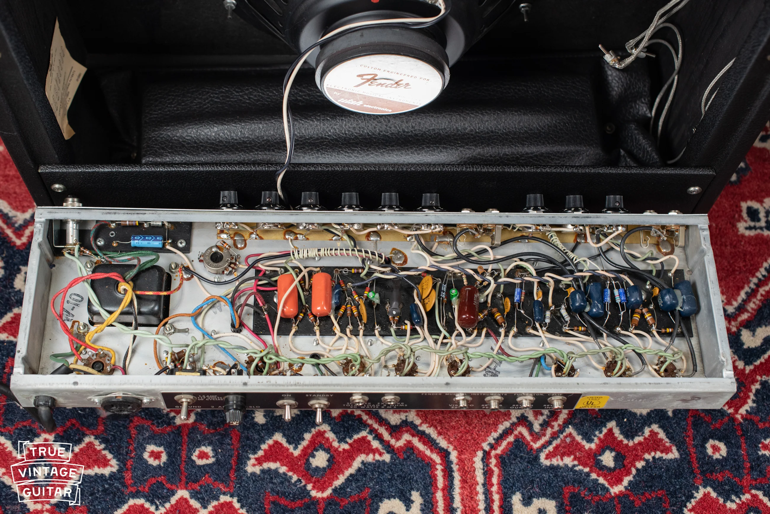 1975 Fender Deluxe Reverb Amp - Image 12