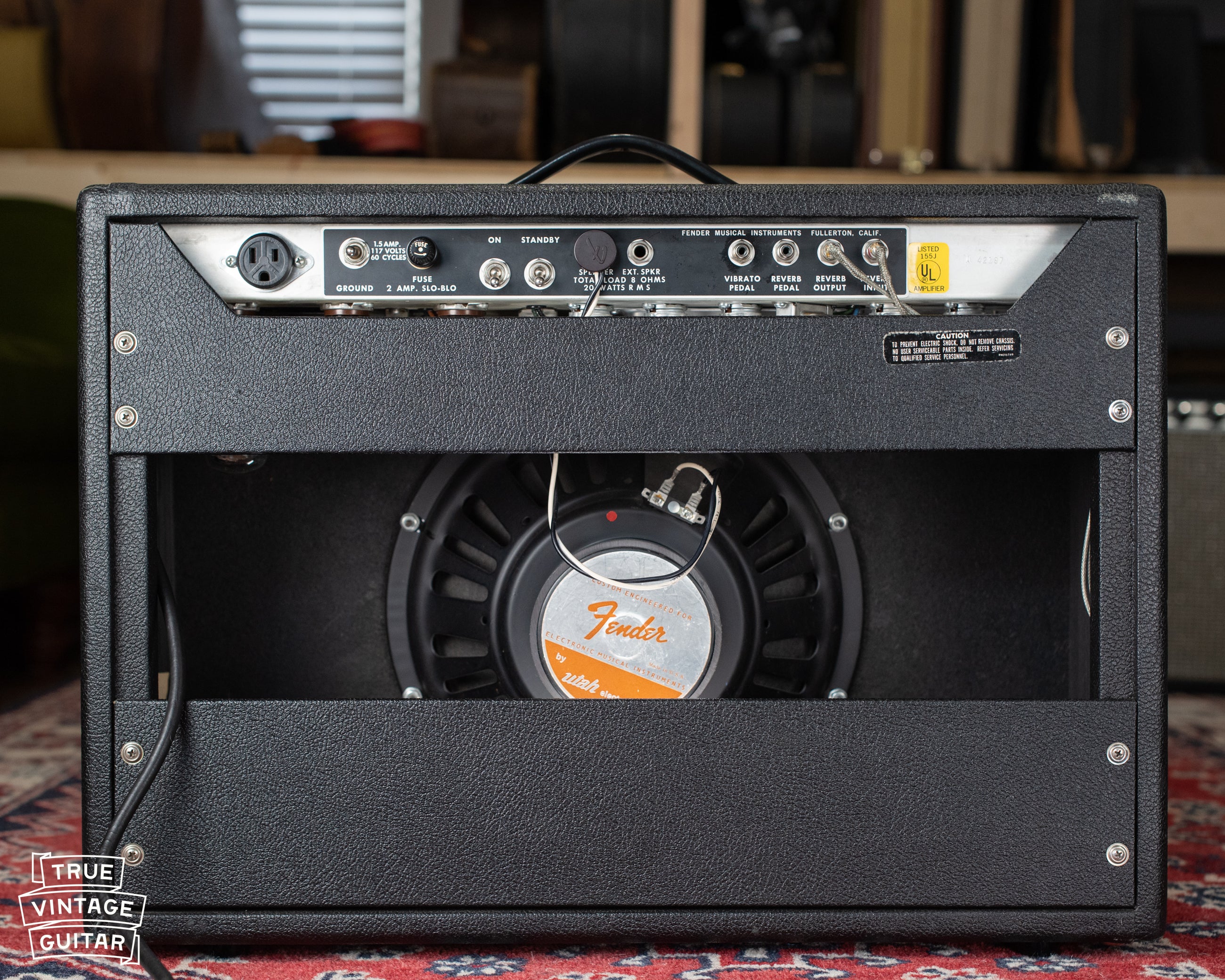 1975 Fender Deluxe Reverb Amp - Image 8