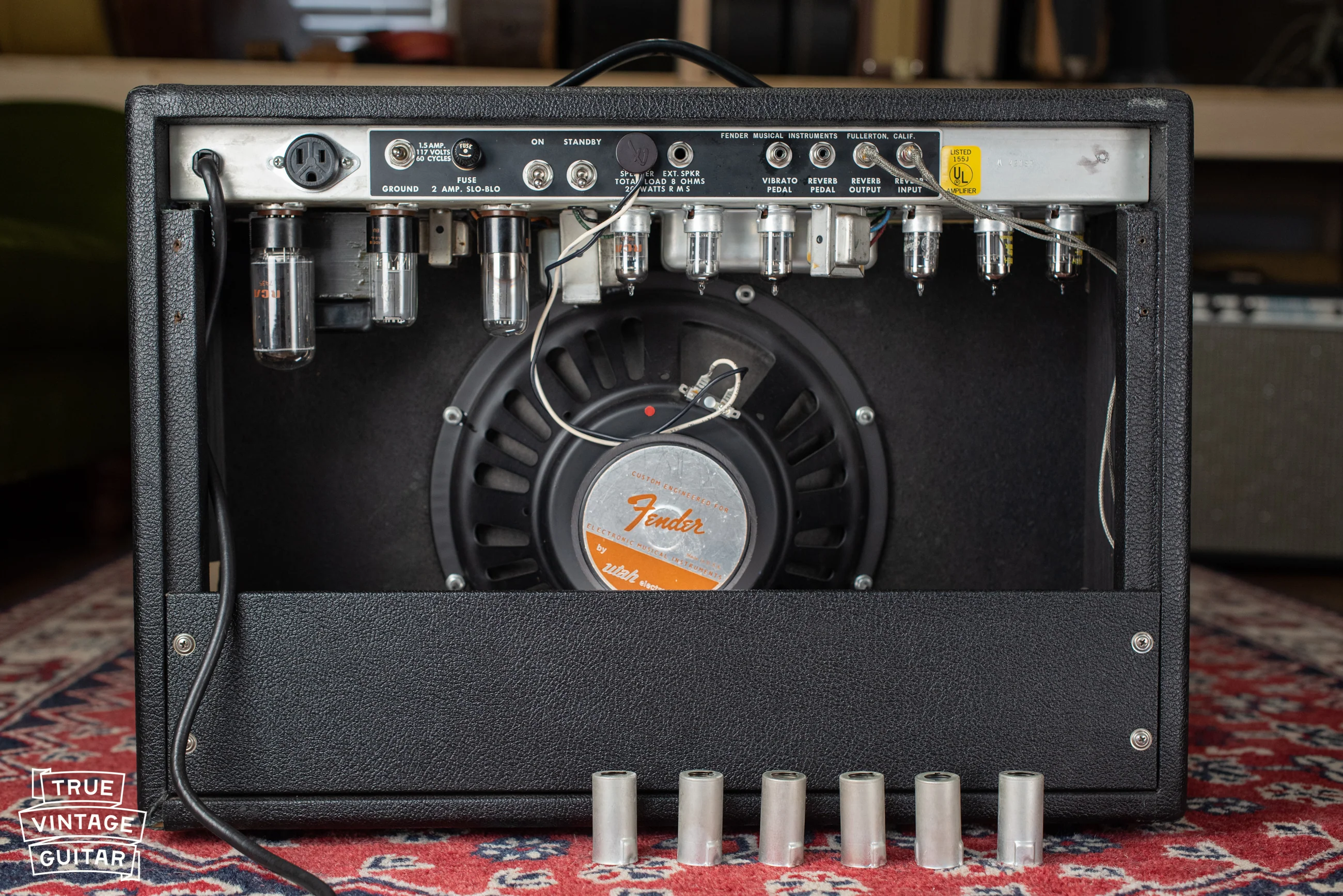 1975 Fender Deluxe Reverb Amp - Image 9