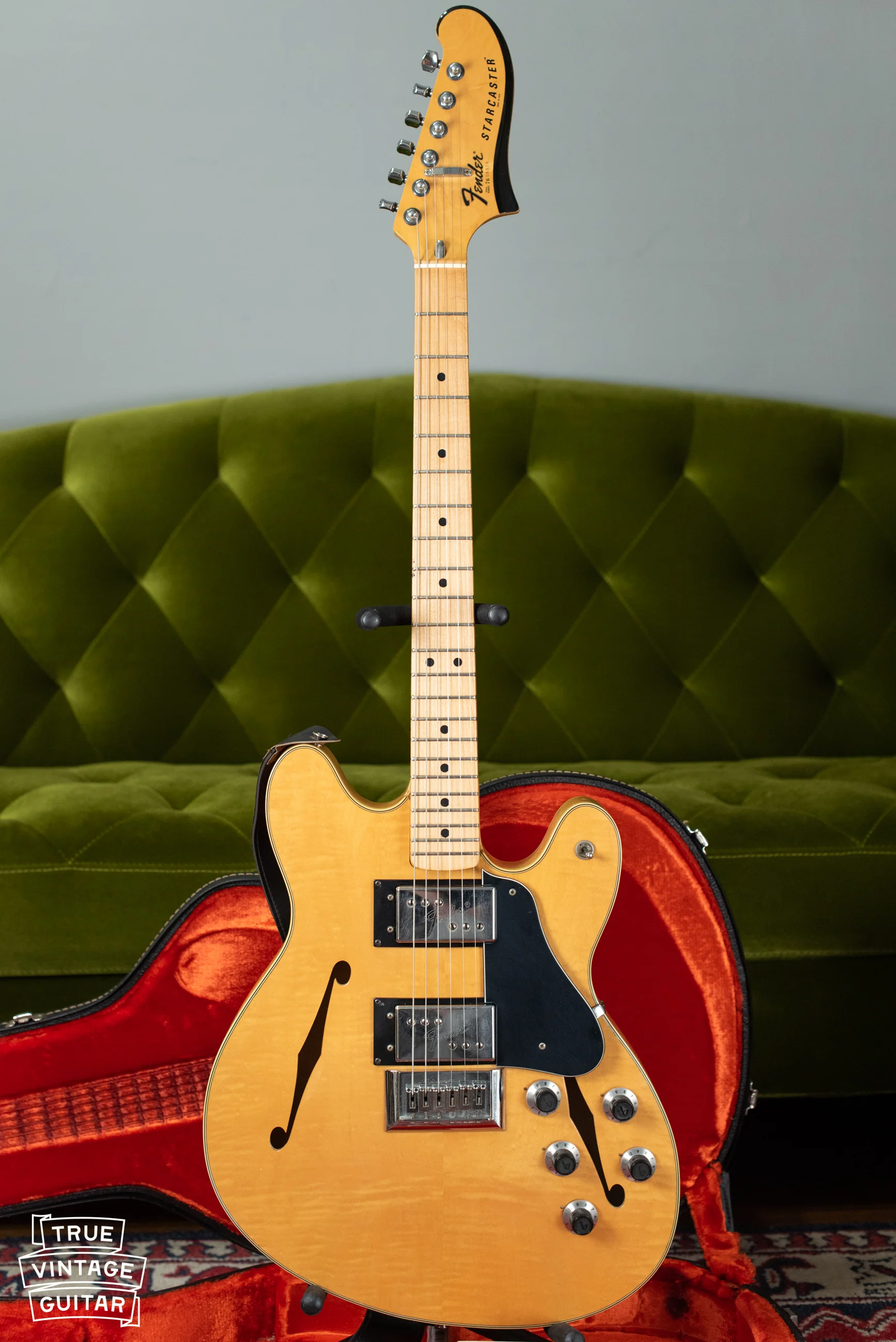 1976 Fender Starcaster Natural - Image 3